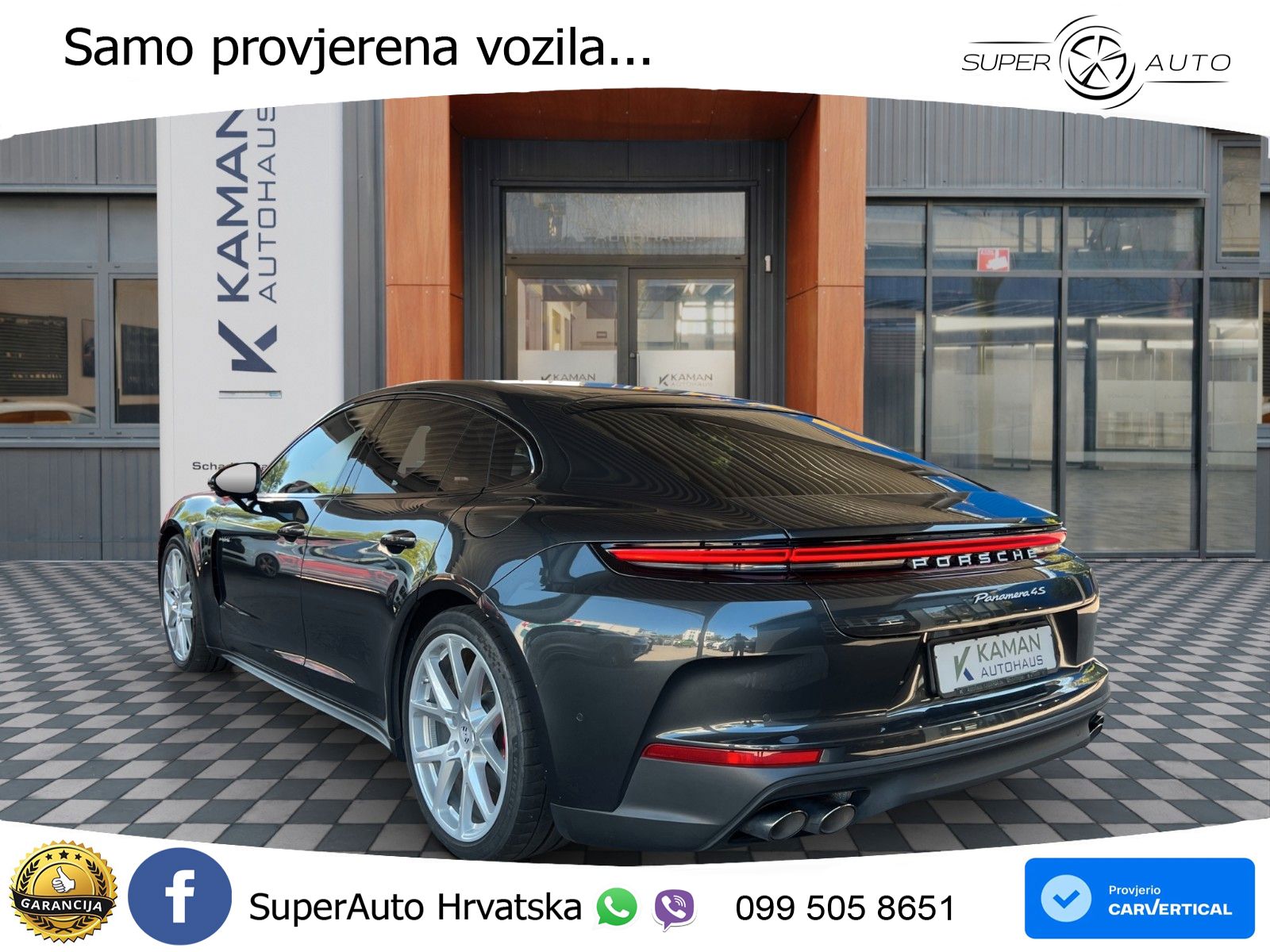 Porsche Panamera 4S 2.9 V6 (544 KS) E-Hybrid PDK ACC+HEAD+4xGR SJED+360+PANO