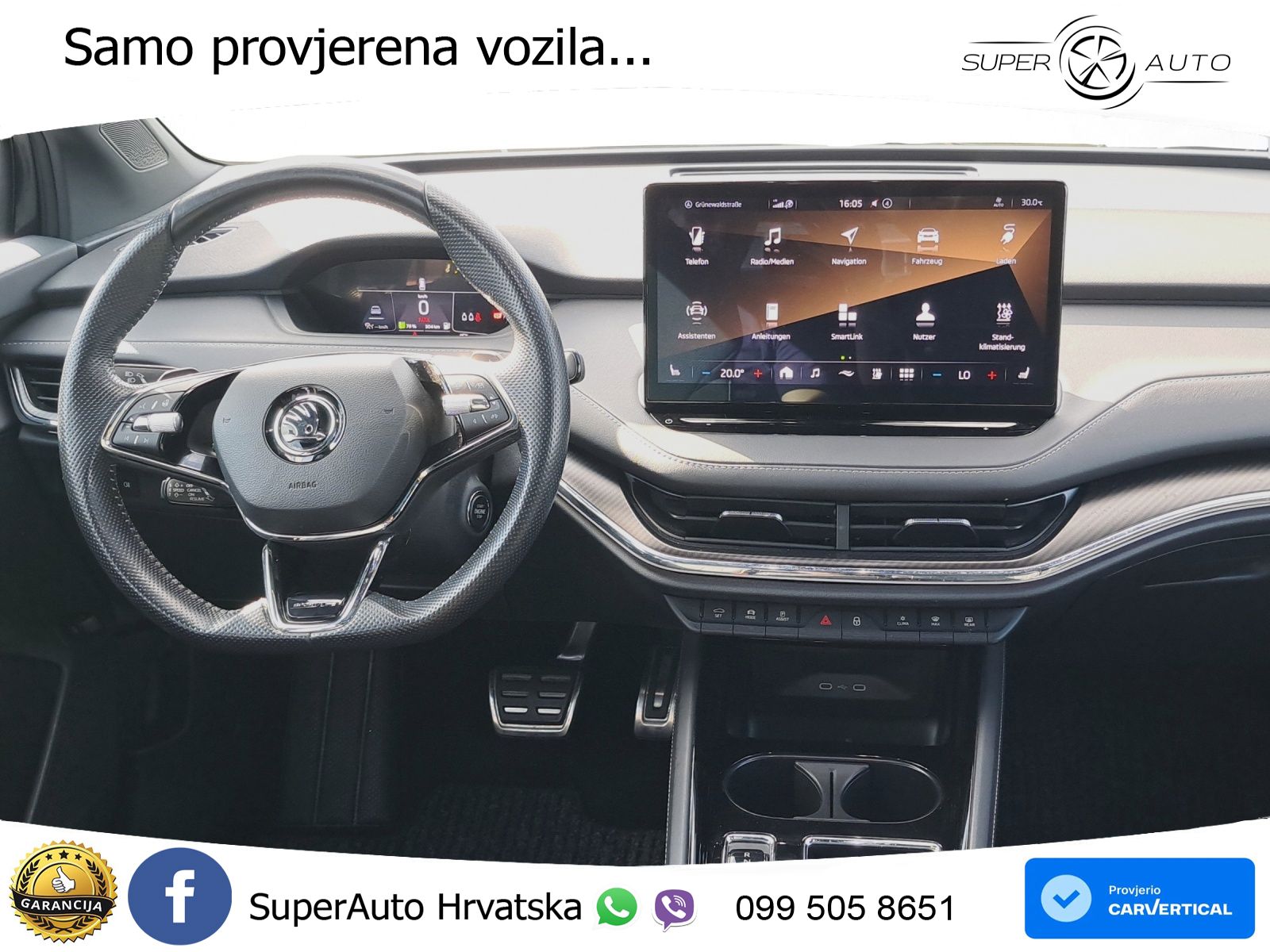 Škoda Enyaq iV 80x 82 kWh (265 KS) AWD SportLine LED+GR SJED+ACC