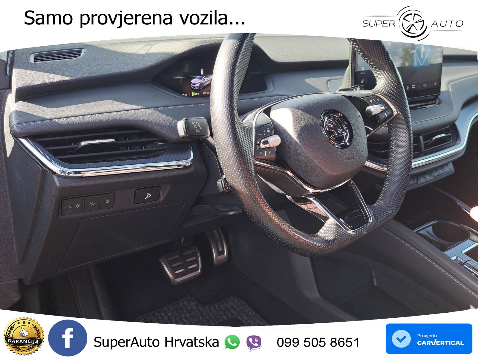 Škoda Enyaq iV 80x 82 kWh (265 KS) AWD SportLine LED+GR SJED+ACC