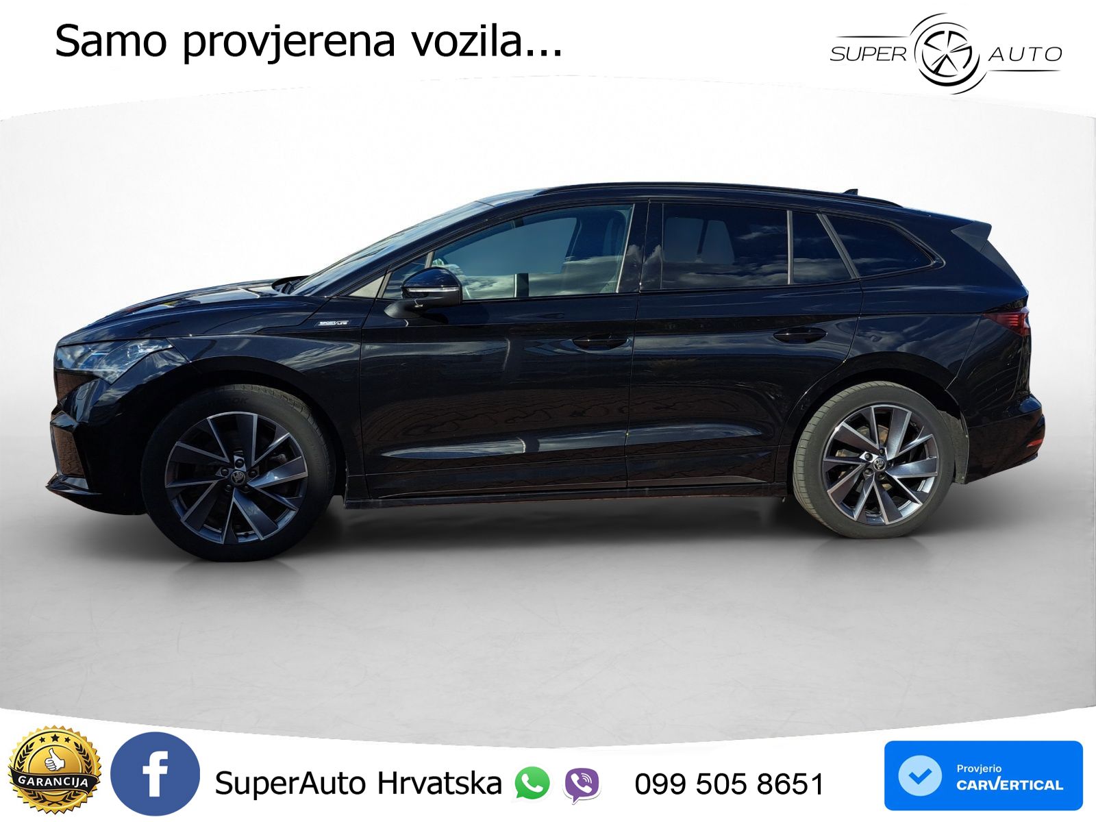 Škoda Enyaq iV 80x 82 kWh (265 KS) AWD SportLine LED+GR SJED+ACC