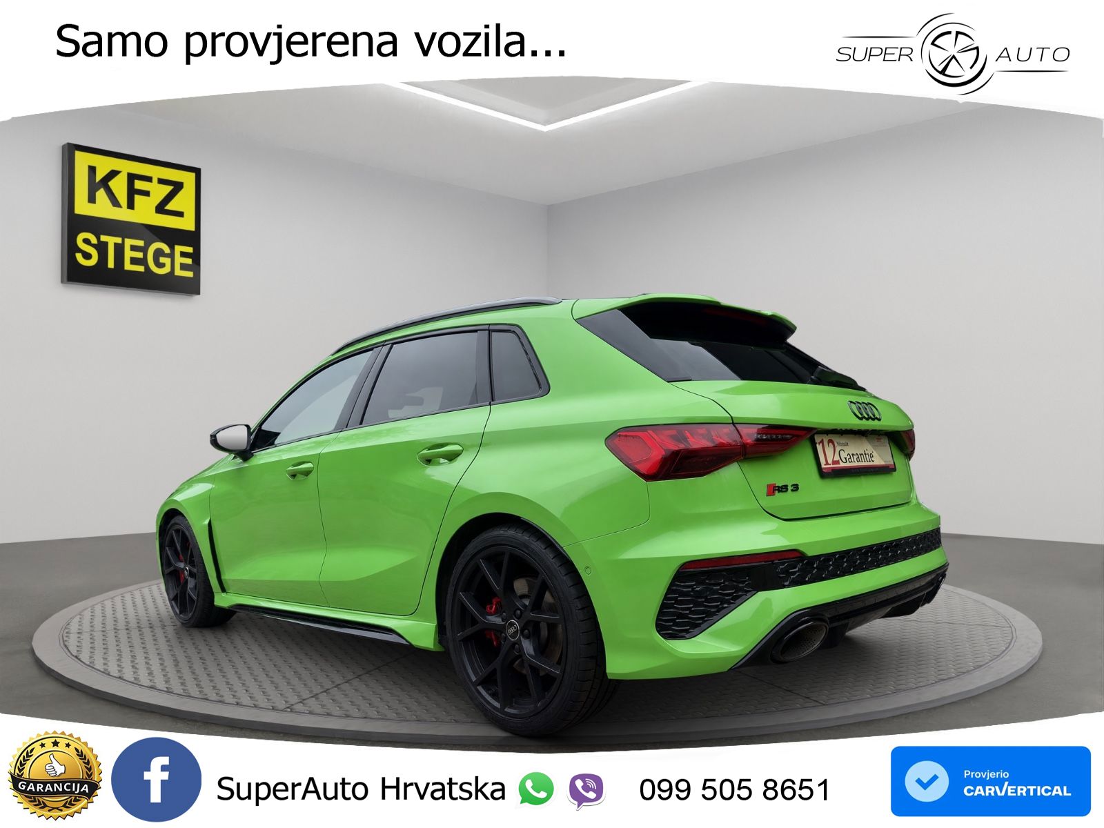 Audi RS3 Sportback 2.5 TFSI (400 KS) quattro S tronic LED+GR SJED+ACC