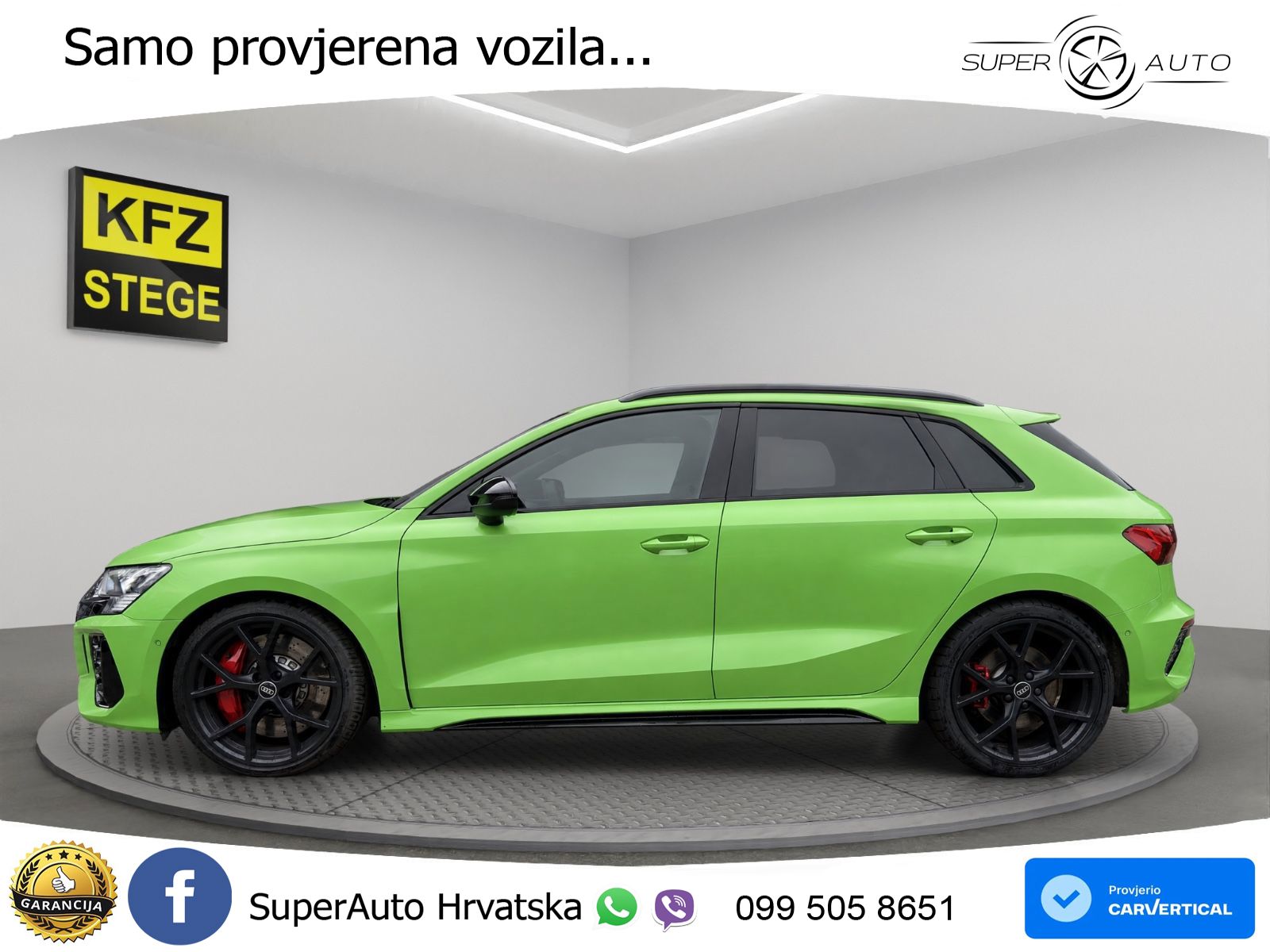 Audi RS3 Sportback 2.5 TFSI (400 KS) quattro S tronic LED+GR SJED+ACC