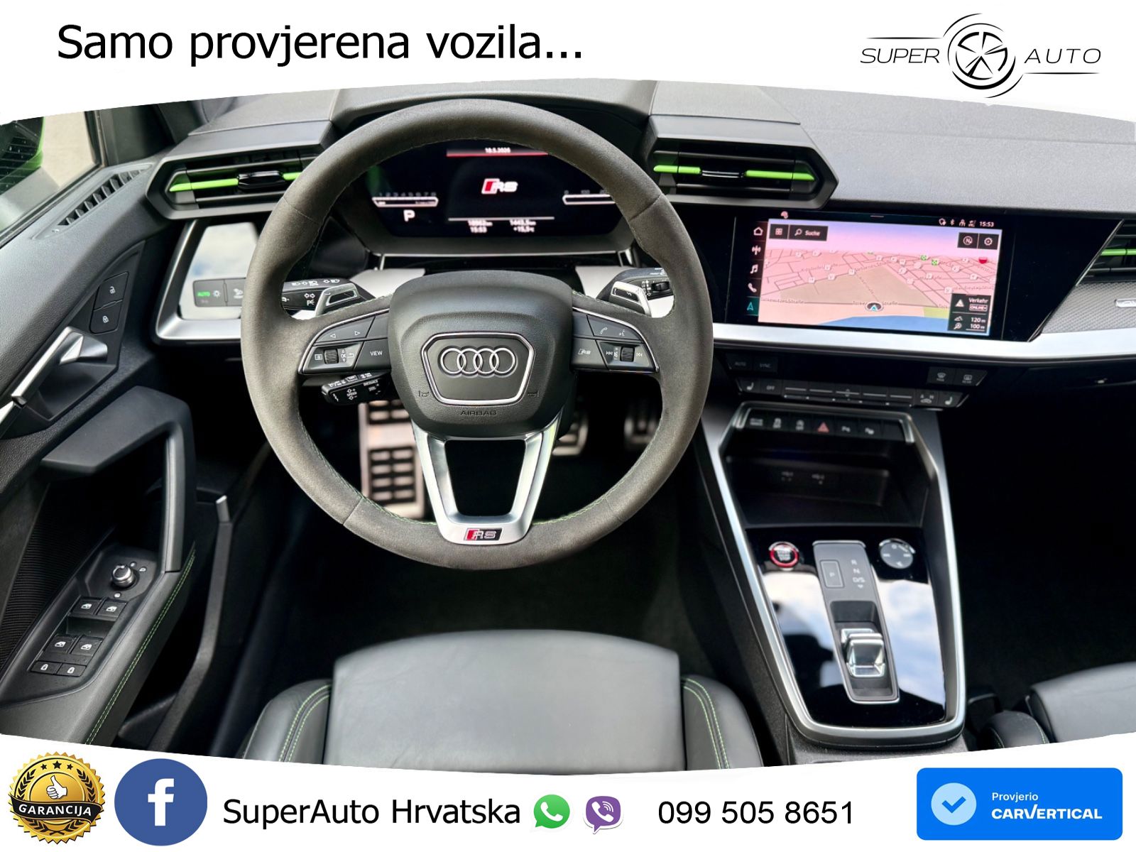 Audi RS3 Sportback 2.5 TFSI (400 KS) quattro S tronic LED+GR SJED+ACC