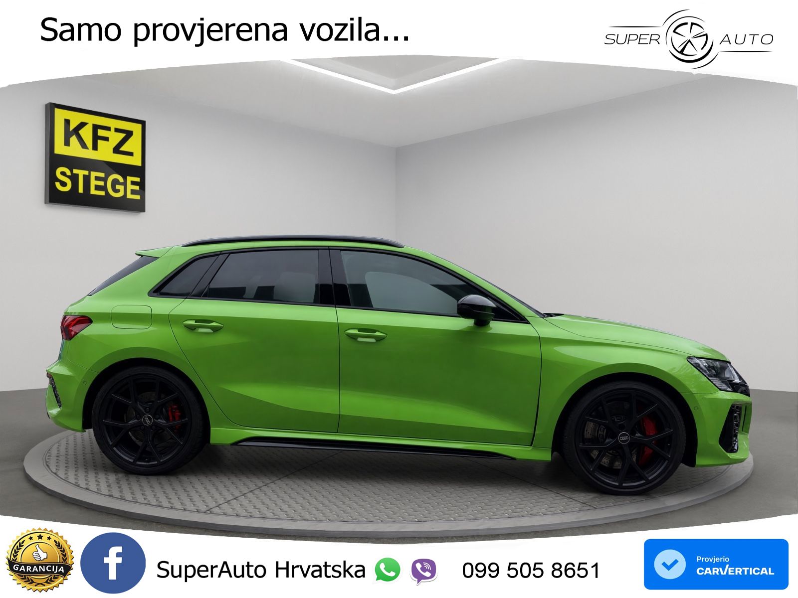 Audi RS3 Sportback 2.5 TFSI (400 KS) quattro S tronic LED+GR SJED+ACC