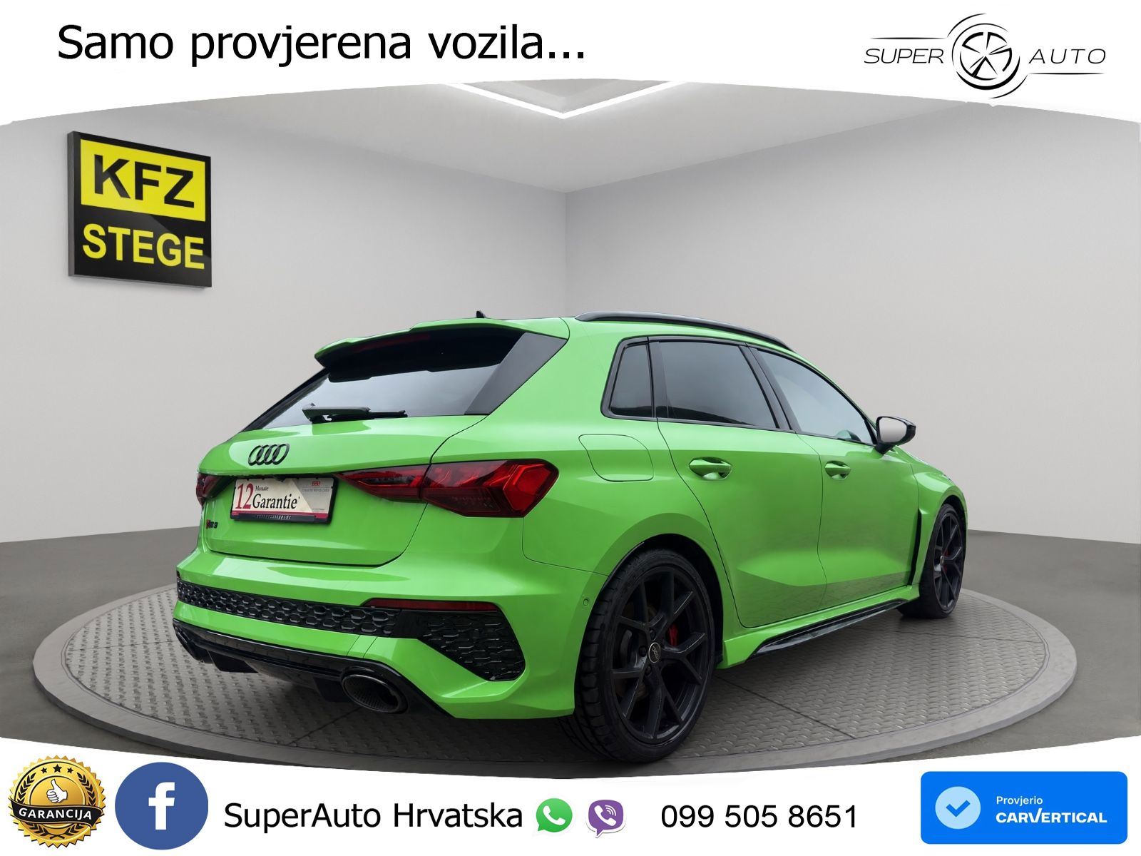 Audi RS3 Sportback 2.5 TFSI (400 KS) quattro S tronic LED+GR SJED+ACC