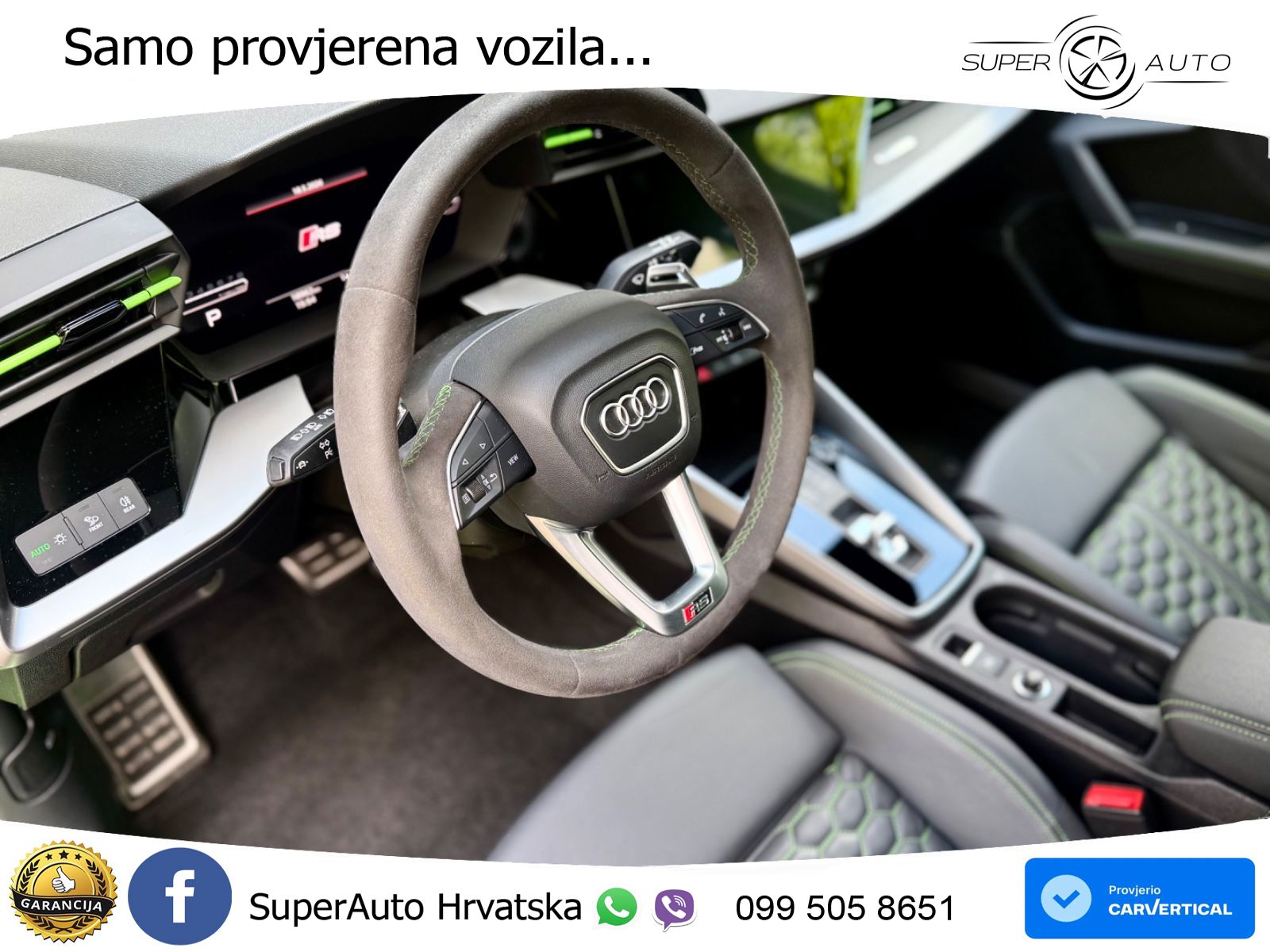 Audi RS3 Sportback 2.5 TFSI (400 KS) quattro S tronic LED+GR SJED+ACC