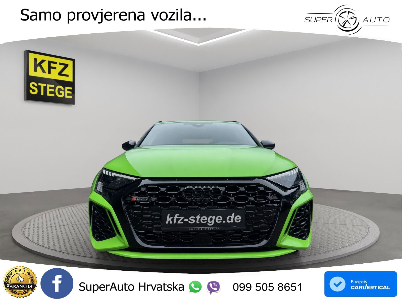 Audi RS3 Sportback 2.5 TFSI (400 KS) quattro S tronic LED+GR SJED+ACC