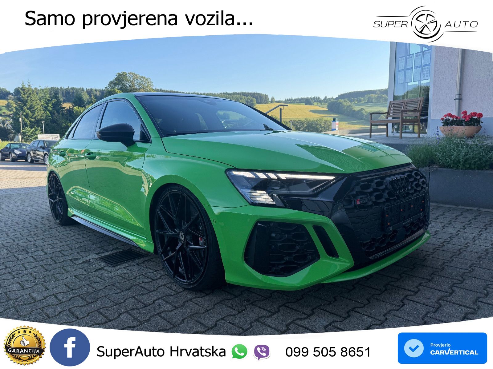 Audi RS3 Sedan 2.5 TFSI (400 KS) quattro S tronic LED+GR SJED+ACC