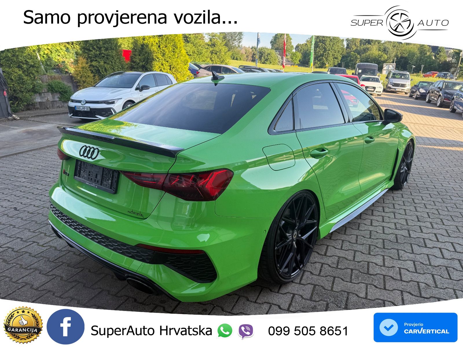Audi RS3 Sedan 2.5 TFSI (400 KS) quattro S tronic LED+GR SJED+ACC