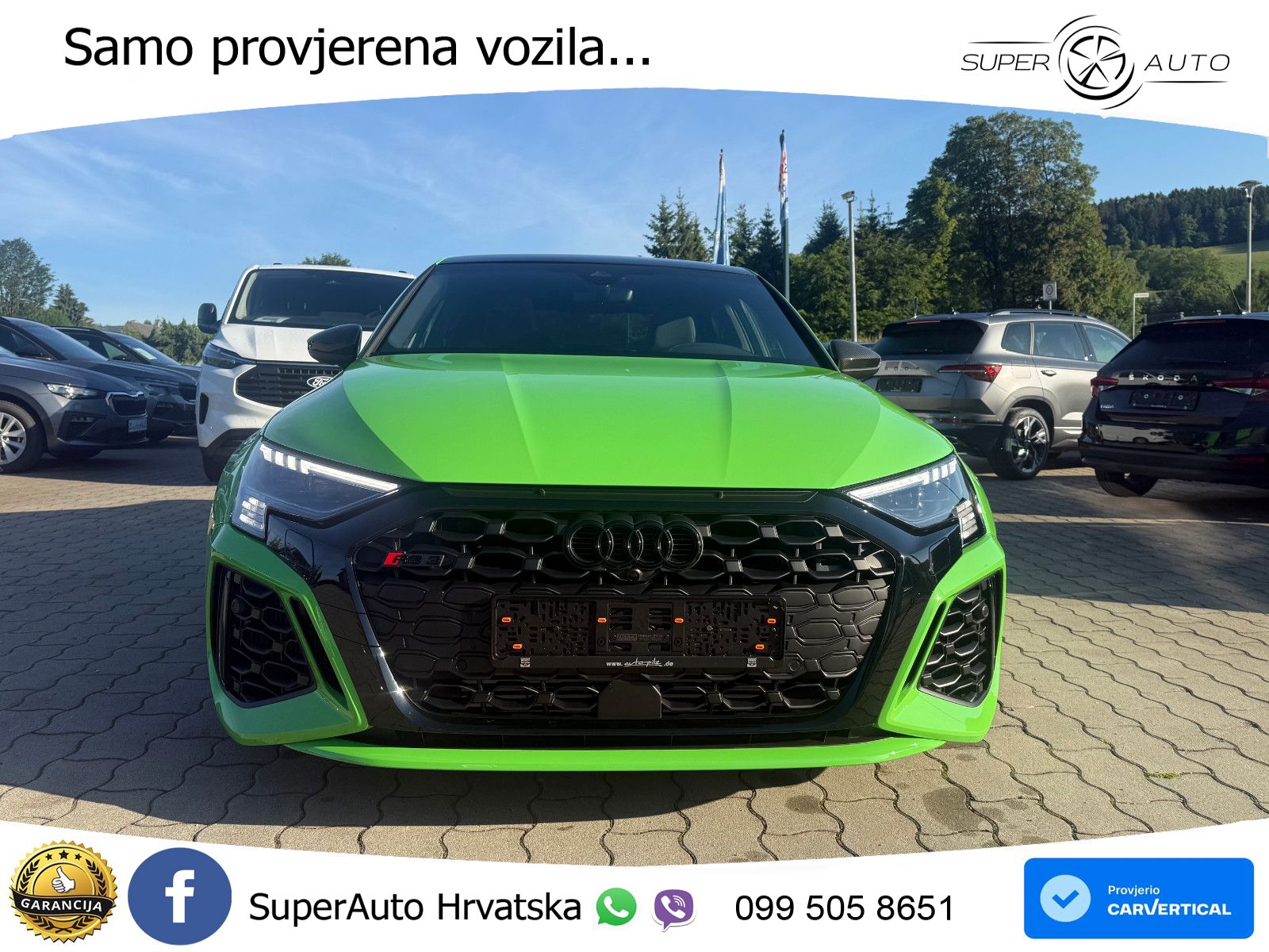 Audi RS3 Sedan 2.5 TFSI (400 KS) quattro S tronic LED+GR SJED+ACC