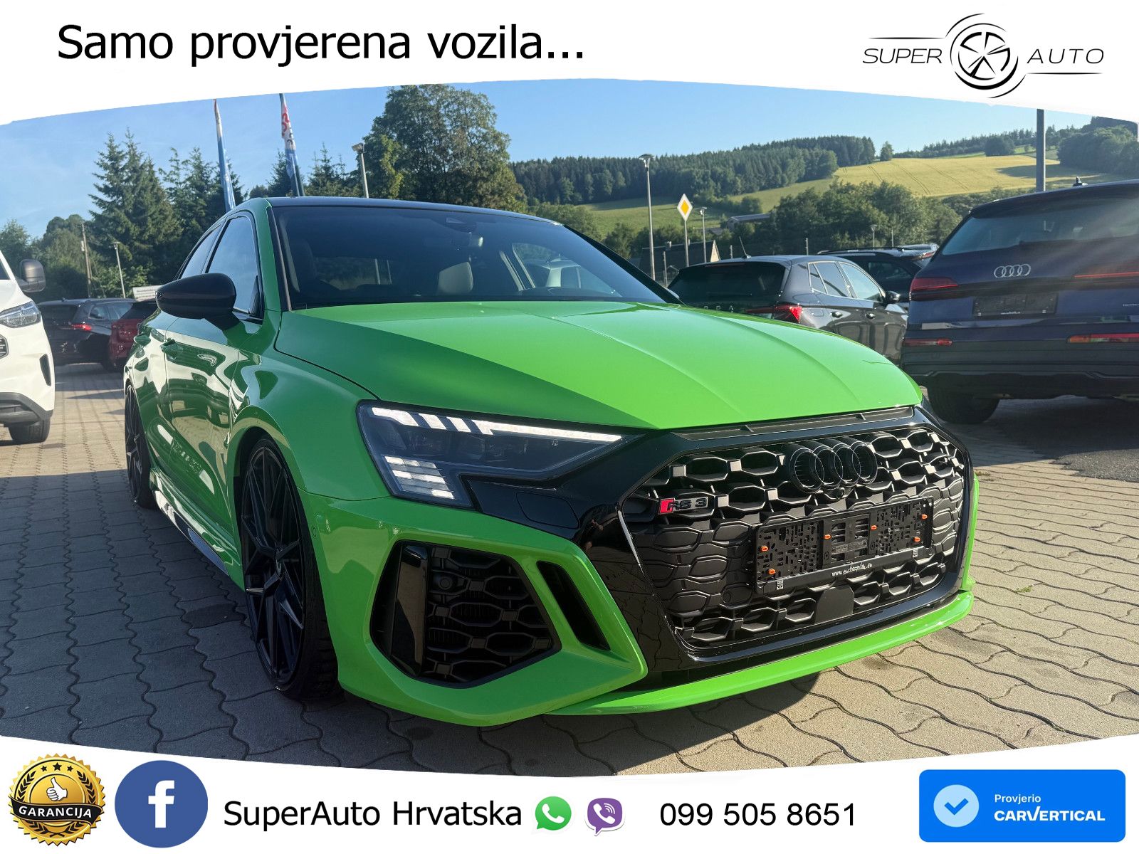 Audi RS3 Sedan 2.5 TFSI (400 KS) quattro S tronic LED+GR SJED+ACC