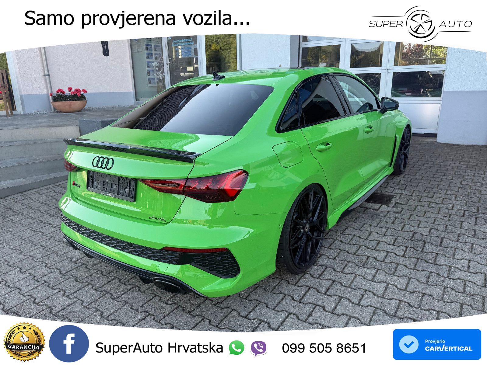 Audi RS3 Sedan 2.5 TFSI (400 KS) quattro S tronic LED+GR SJED+ACC
