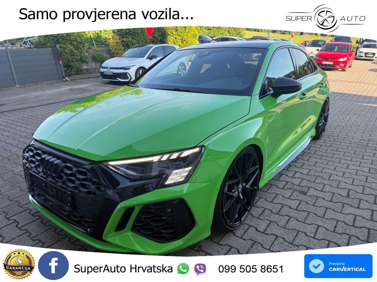 Audi RS3 Sedan 2.5 TFSI (400 KS) quattro S tronic LED+GR SJED+ACC