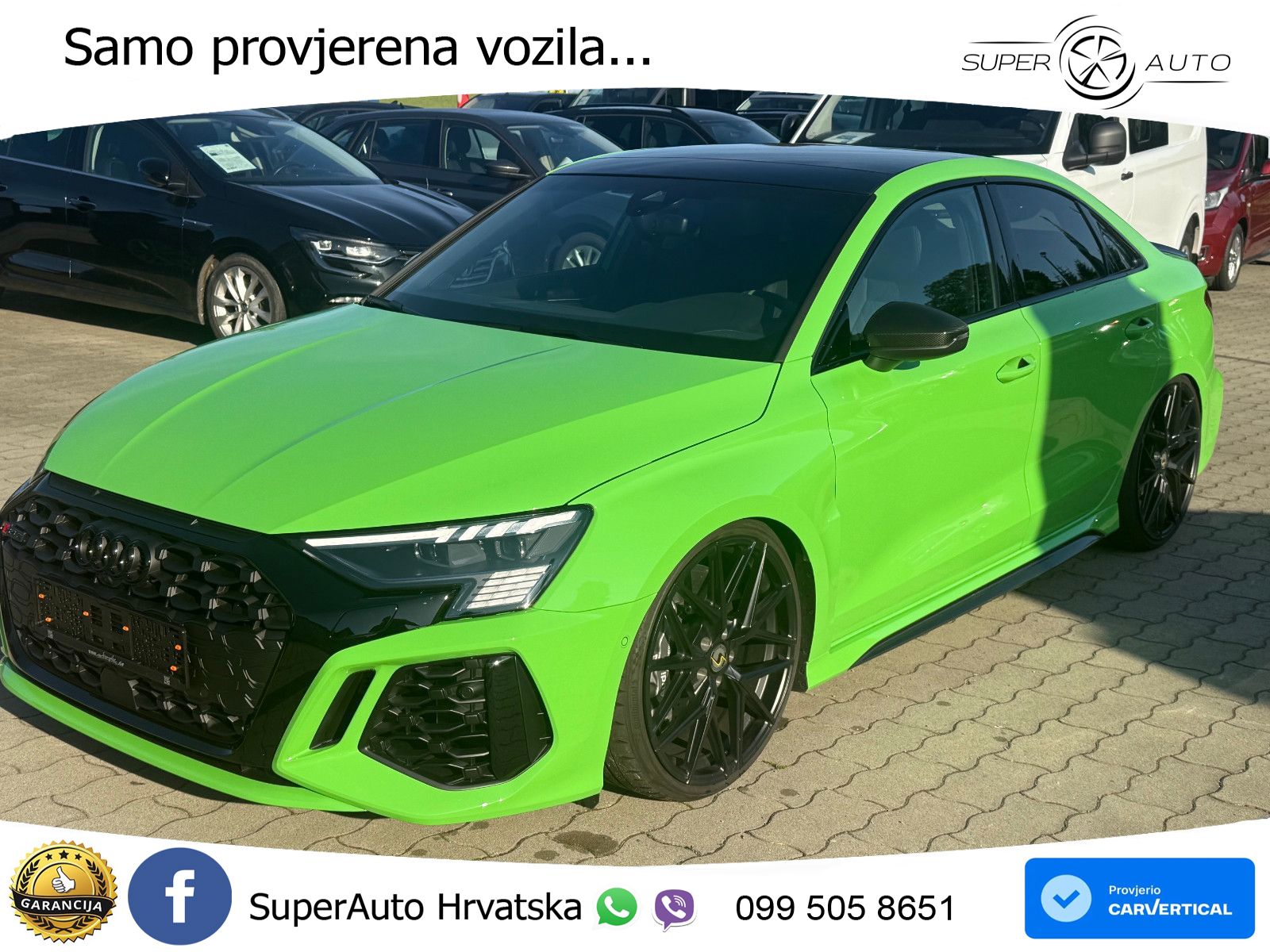 Audi RS3 Sedan 2.5 TFSI (400 KS) quattro S tronic LED+GR SJED+ACC