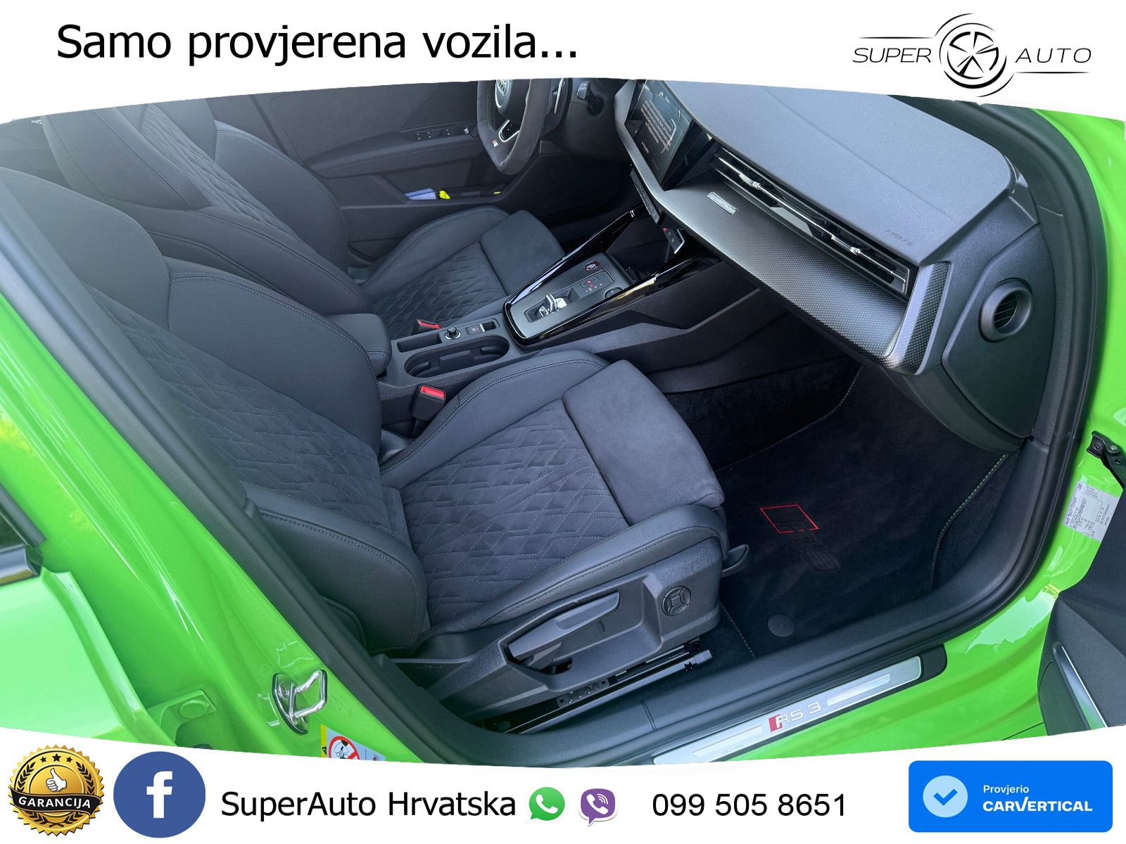 Audi RS3 Sedan 2.5 TFSI (400 KS) quattro S tronic LED+GR SJED+ACC