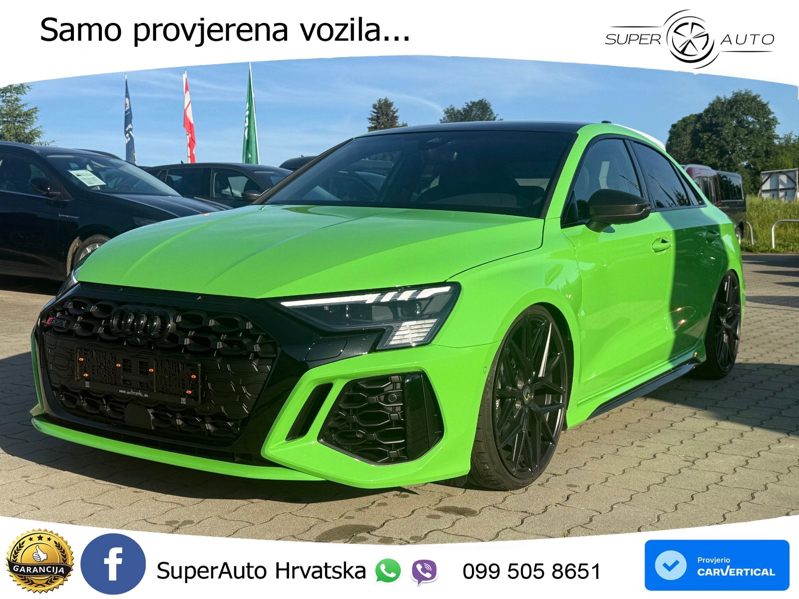 Audi RS3 Sedan 2.5 TFSI (400 KS) quattro S tronic LED+GR SJED+ACC
