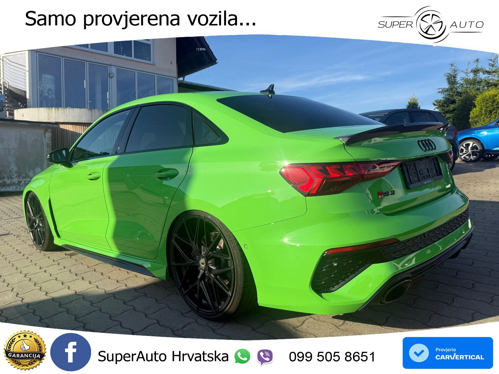 Audi RS3 Sedan 2.5 TFSI (400 KS) quattro S tronic LED+GR SJED+ACC