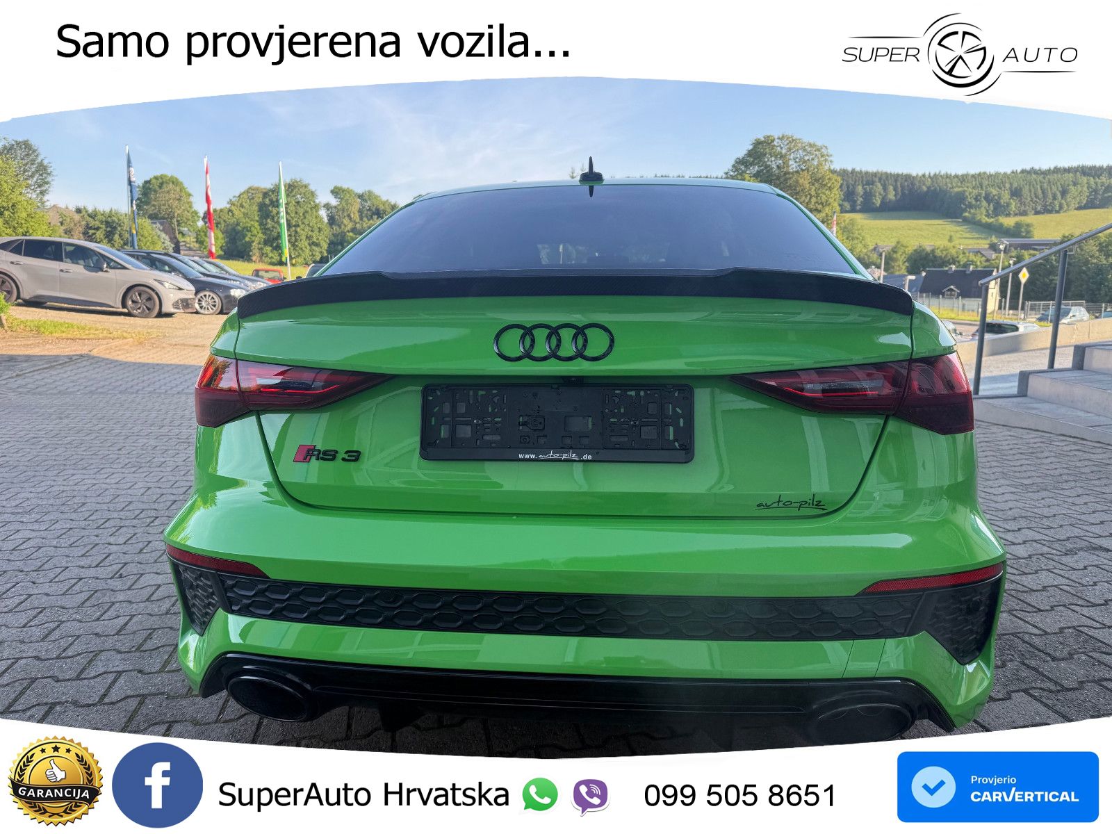 Audi RS3 Sedan 2.5 TFSI (400 KS) quattro S tronic LED+GR SJED+ACC