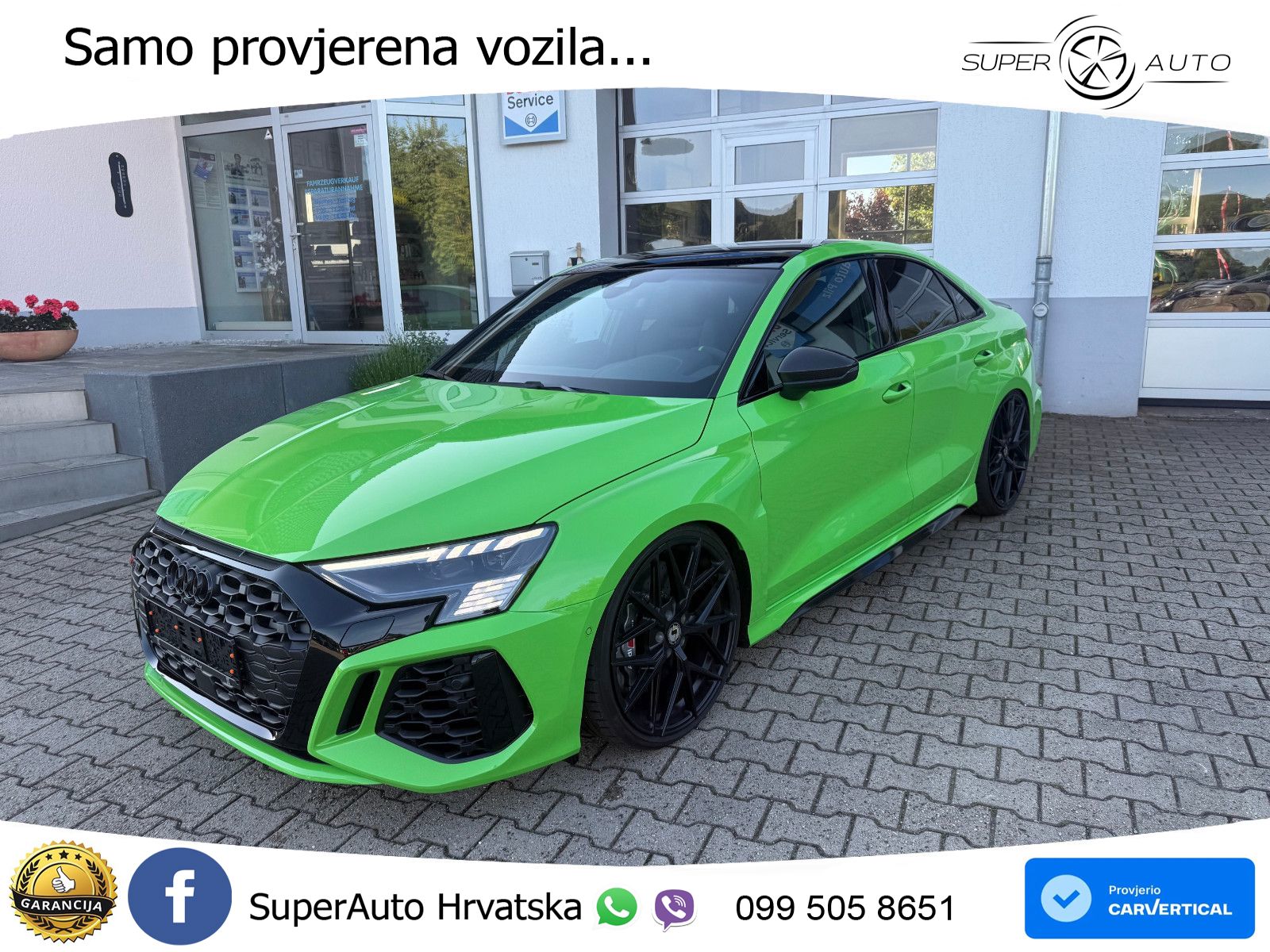 Audi RS3 Sedan 2.5 TFSI (400 KS) quattro S tronic LED+GR SJED+ACC