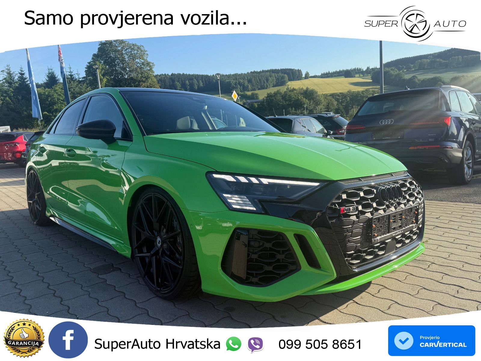 Audi RS3 Sedan 2.5 TFSI (400 KS) quattro S tronic LED+GR SJED+ACC