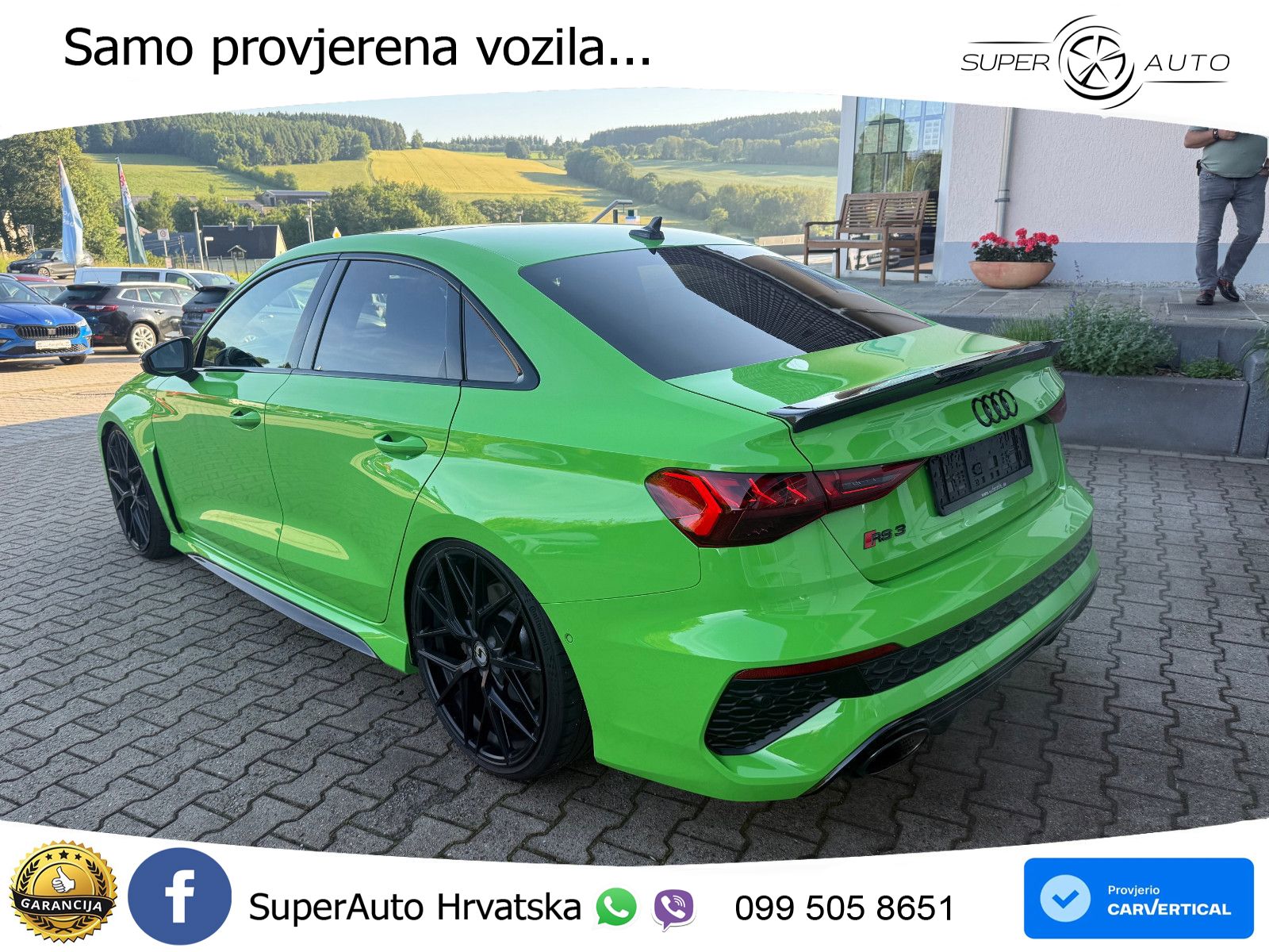 Audi RS3 Sedan 2.5 TFSI (400 KS) quattro S tronic LED+GR SJED+ACC