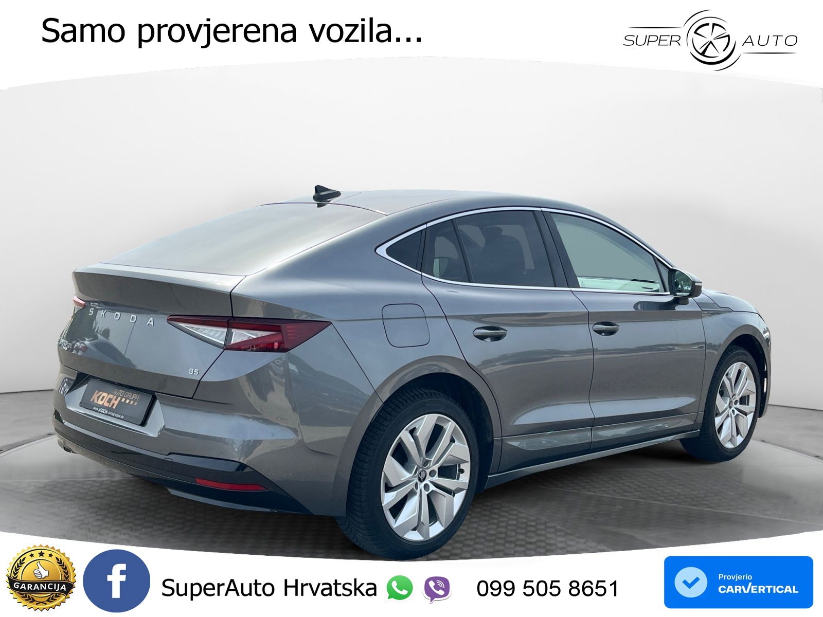 Škoda Enyaq iV 85 82 kWh (286 KS) LED+ACC