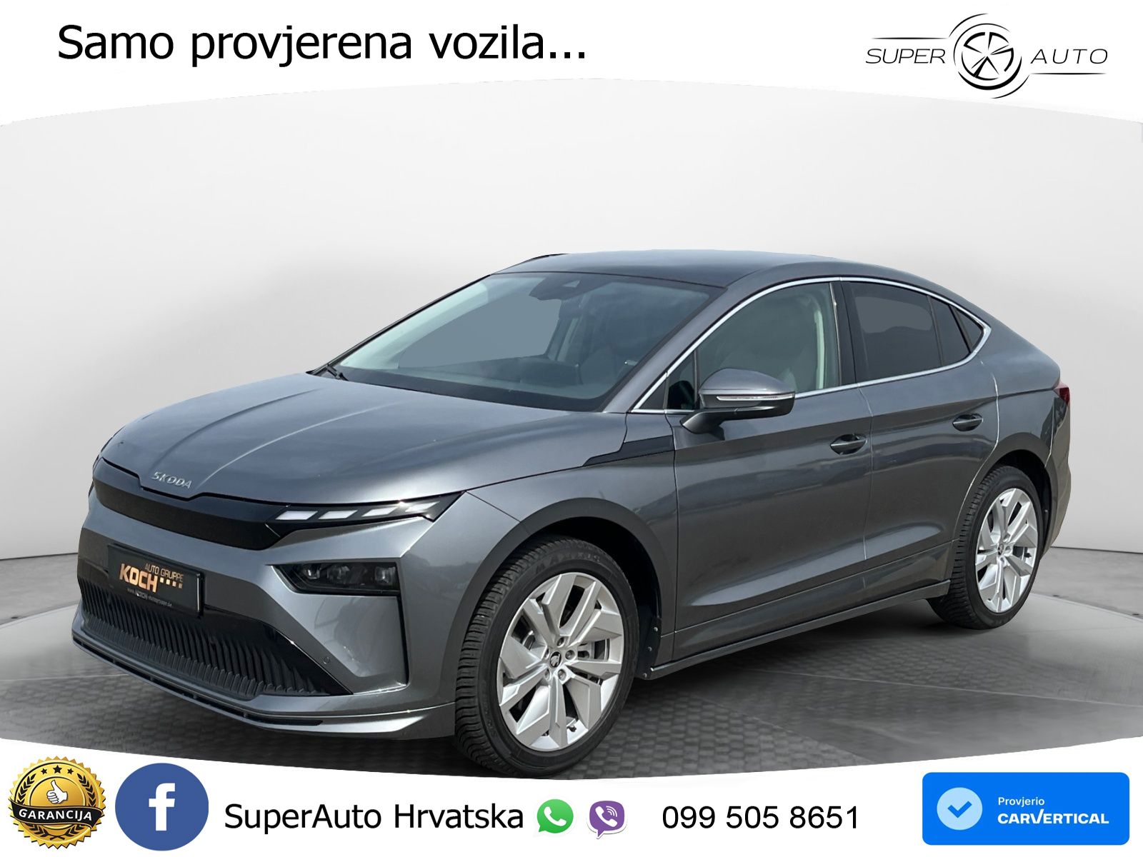 Škoda Enyaq iV 85 82 kWh (286 KS) LED+ACC