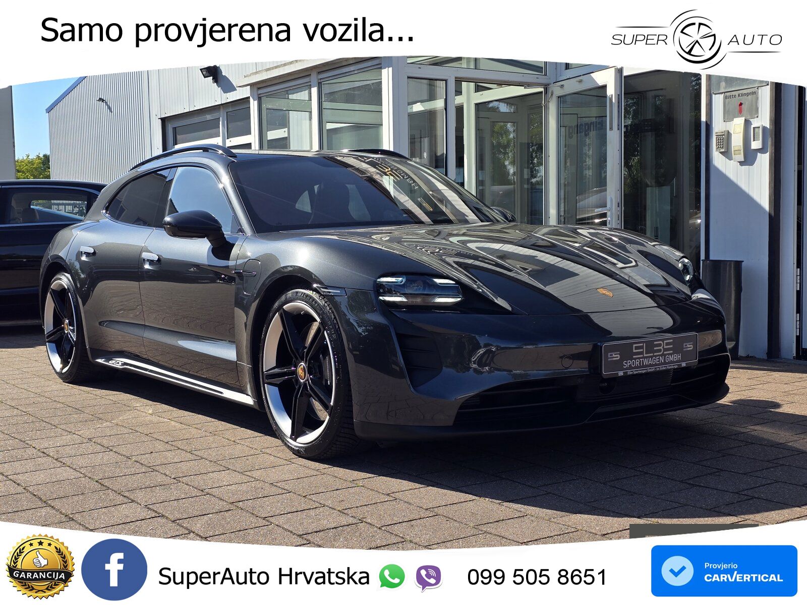 Porsche Taycan Sport Turismo GTS Performance Plus 93.4 kWh (598 KS)