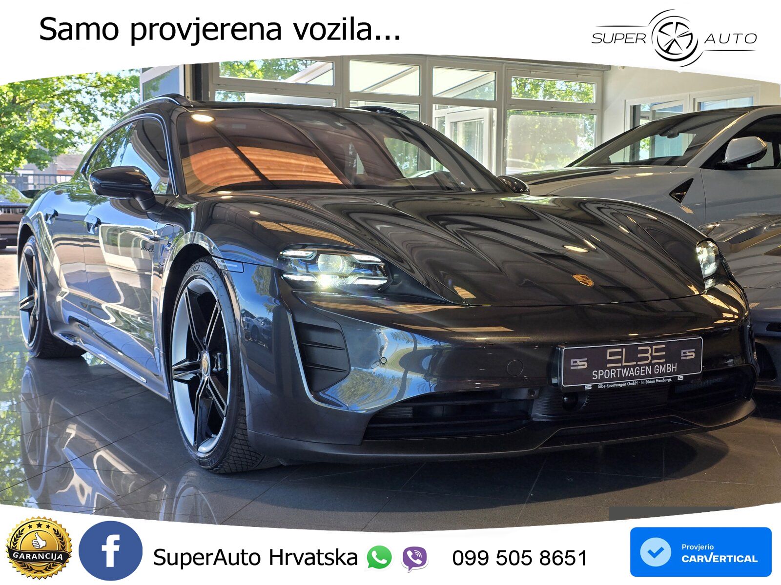 Porsche Taycan Sport Turismo GTS Performance Plus 93.4 kWh (598 KS)