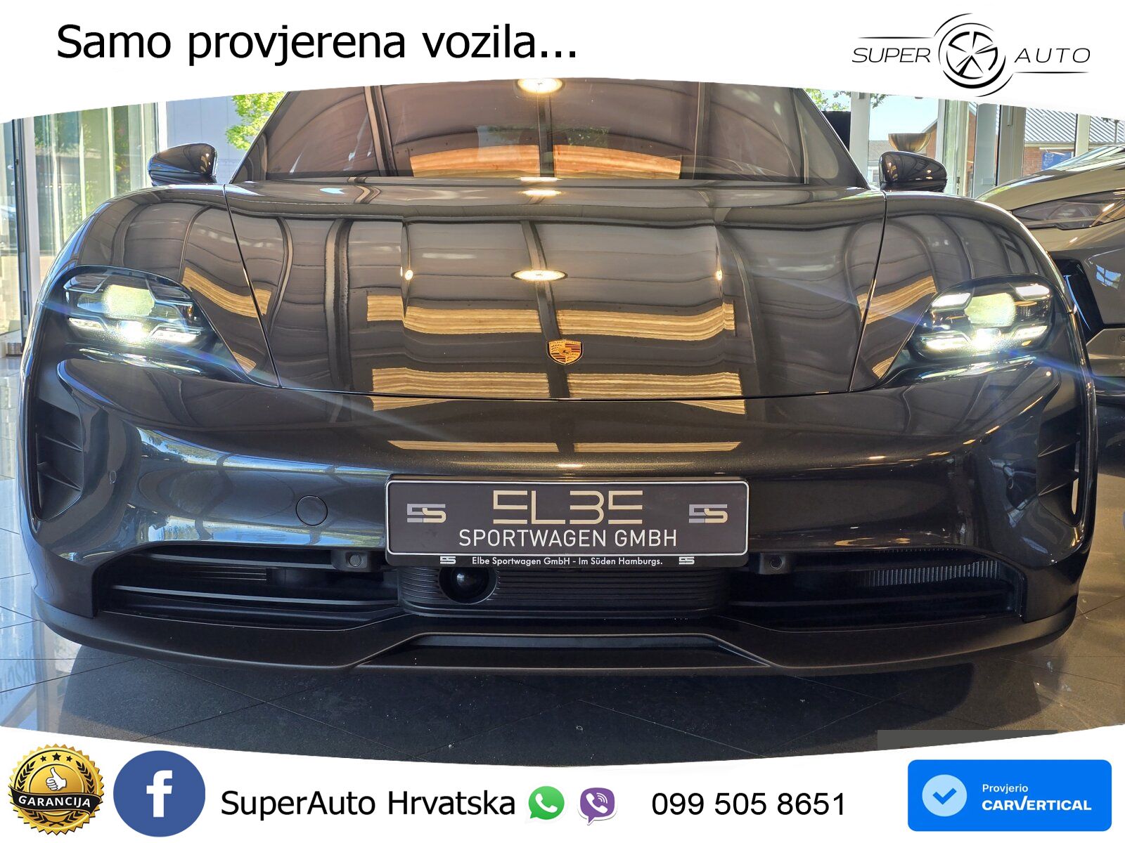 Porsche Taycan Sport Turismo GTS Performance Plus 93.4 kWh (598 KS)