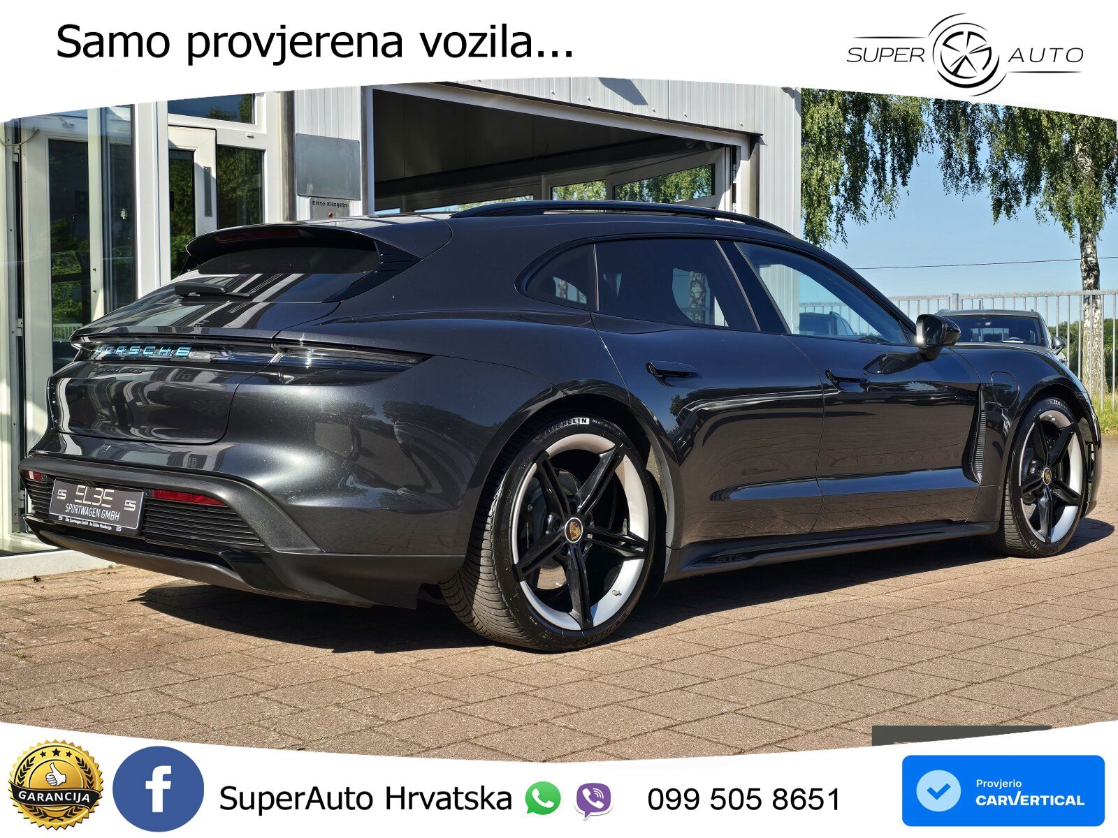 Porsche Taycan Sport Turismo GTS Performance Plus 93.4 kWh (598 KS)