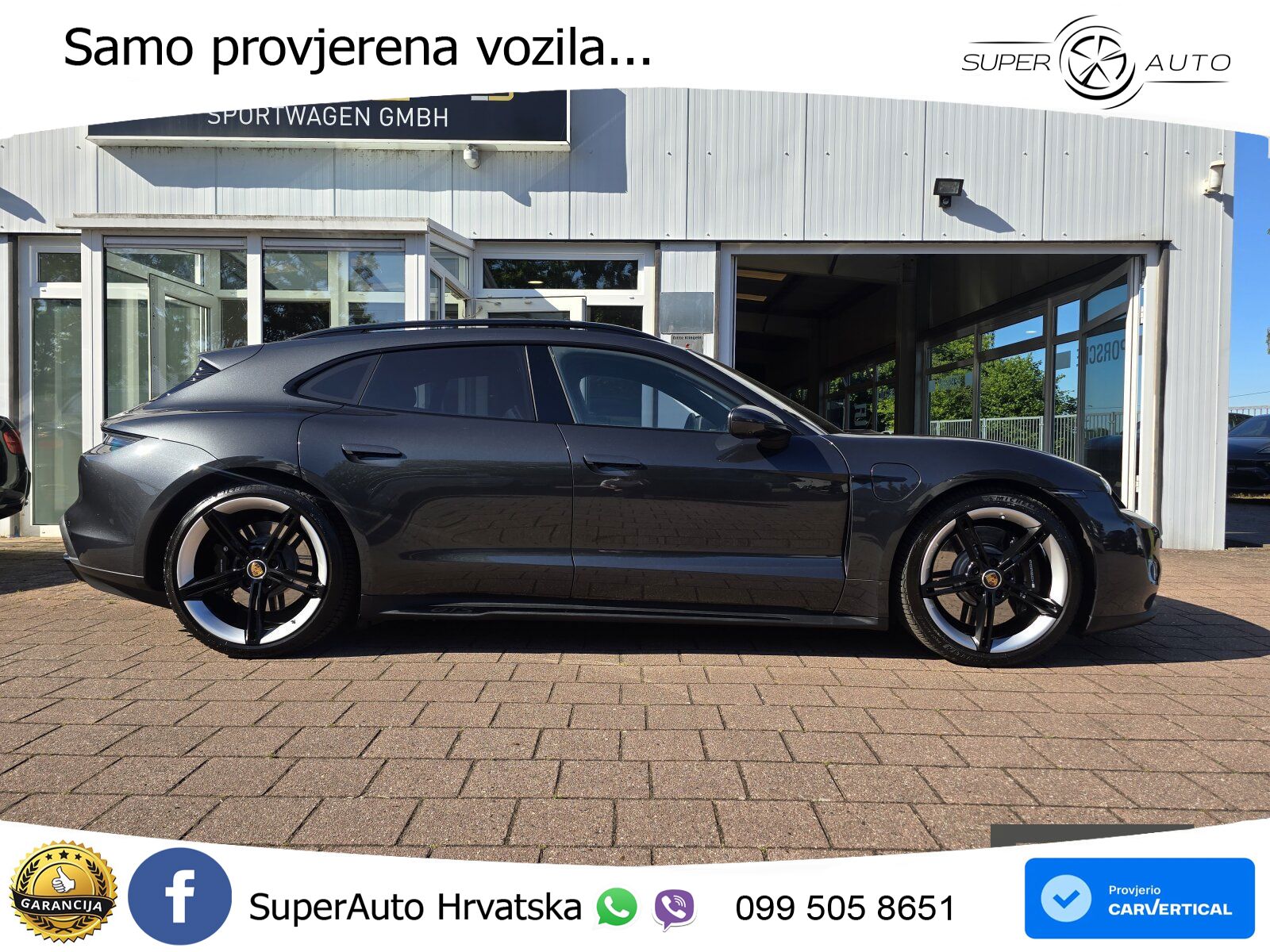 Porsche Taycan Sport Turismo GTS Performance Plus 93.4 kWh (598 KS)