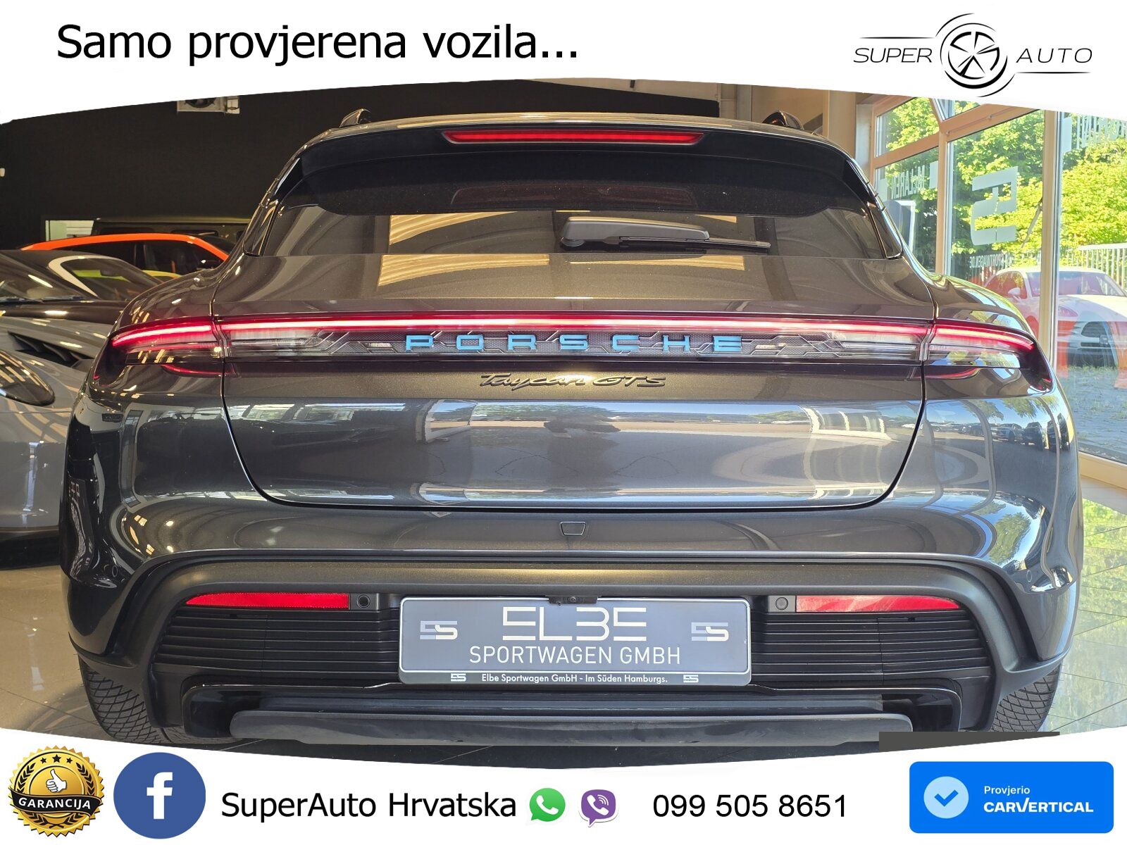 Porsche Taycan Sport Turismo GTS Performance Plus 93.4 kWh (598 KS)