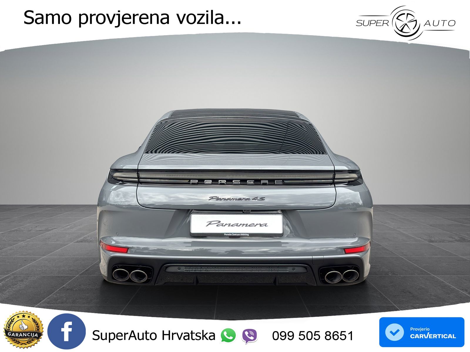 Porsche Panamera 4S 2.9 V6 (544 KS) E-Hybrid PDK ACC+HEAD+4xGR SJED+360+PANO