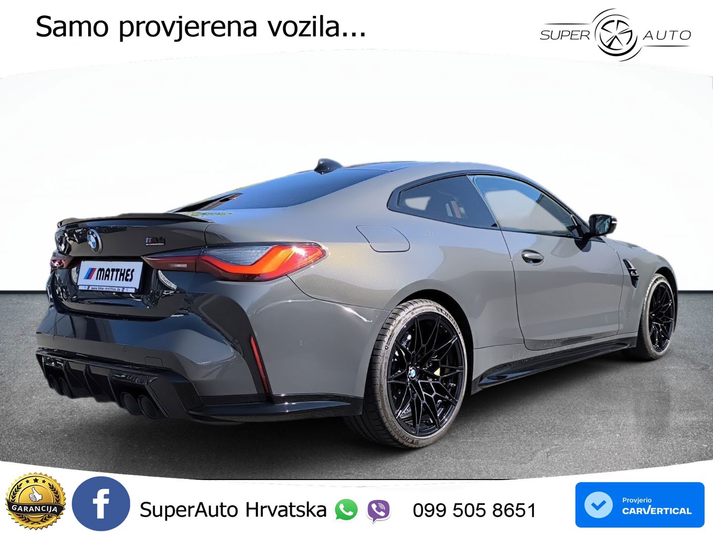 BMW M4 Competition 3.0 (510 KS) xDrive Steptronic LED+GR SJED+ACC