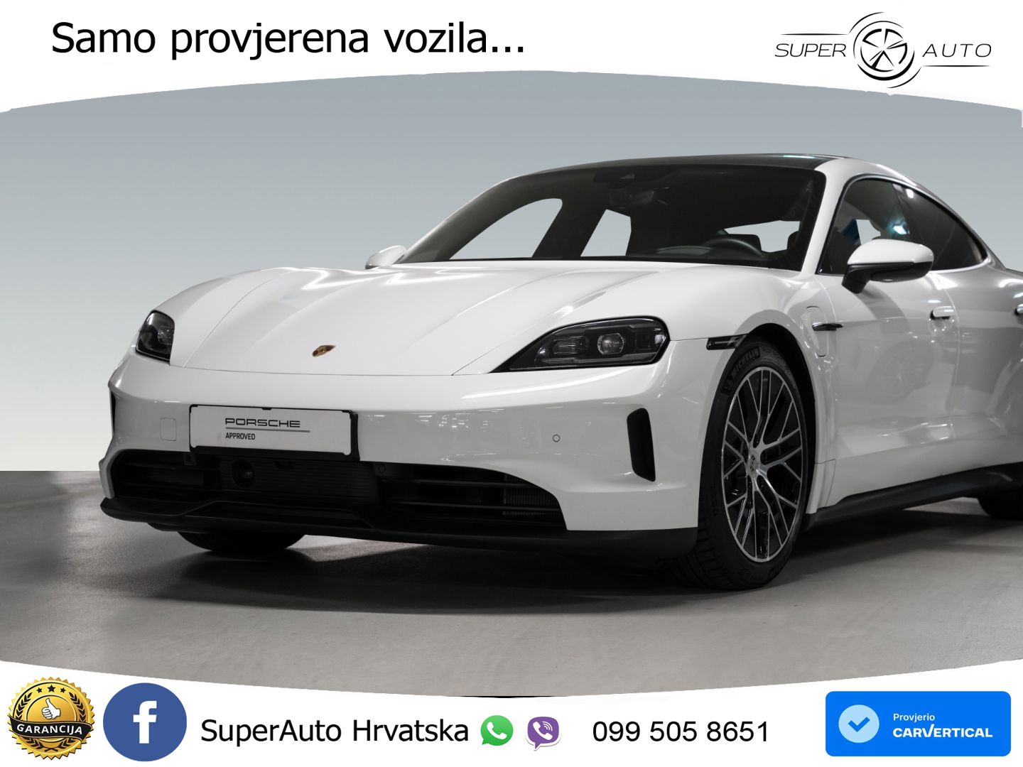 Porsce Tycan 105 kWh (435 KS)