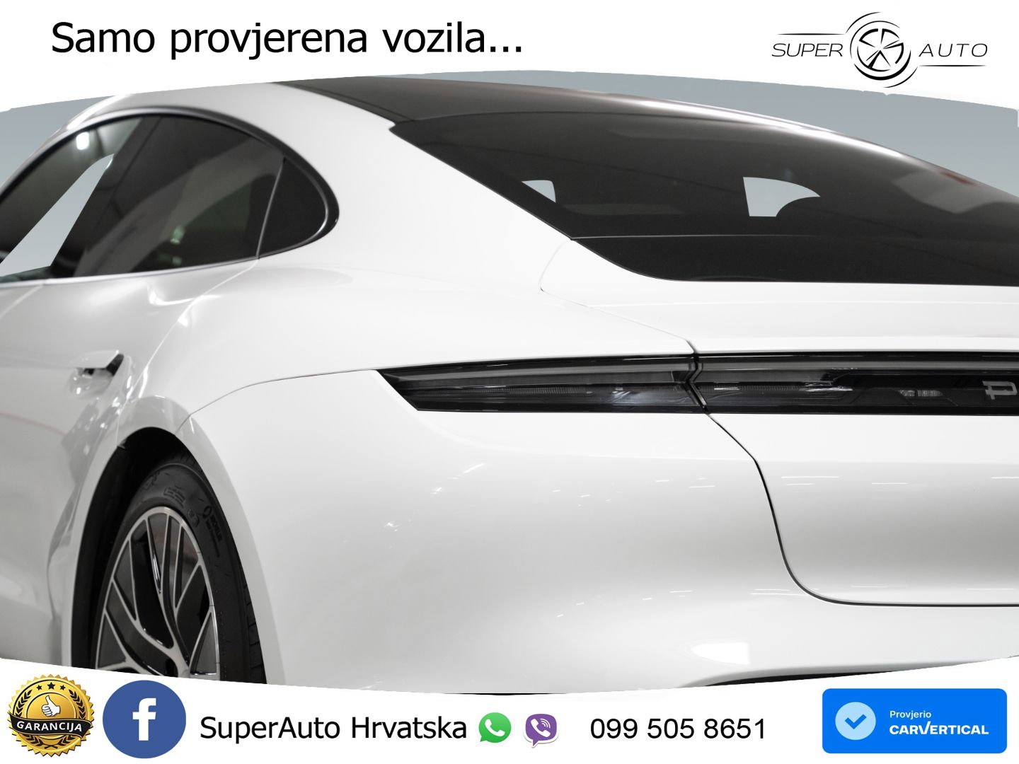Porsce Tycan 105 kWh (435 KS)