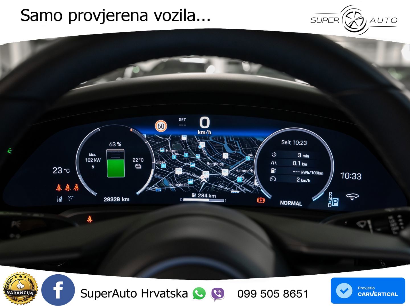 Porsce Tycan 105 kWh (435 KS)