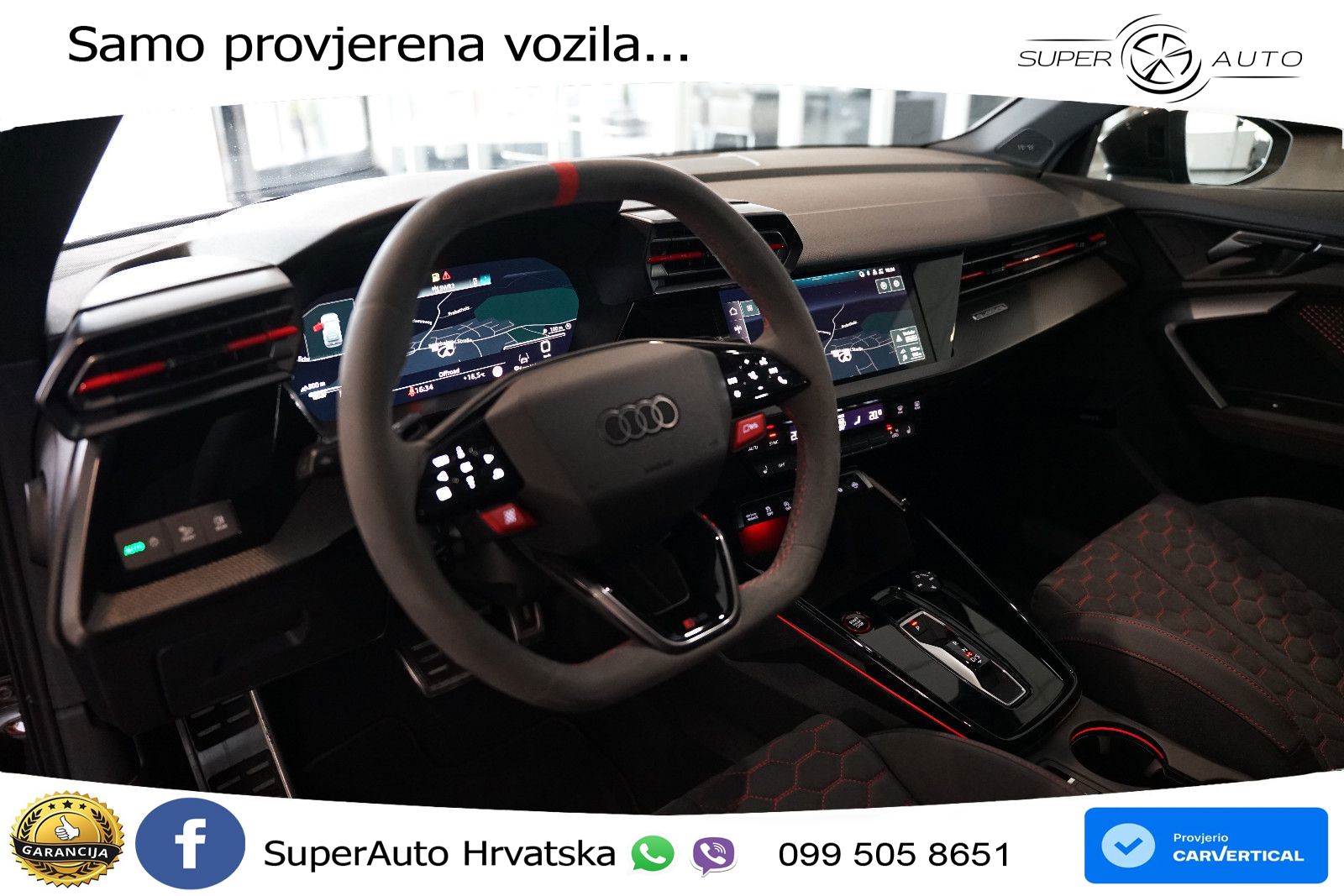 Audi RS3 Sedan 2.5 TFSI (400 KS) quattro S tronic LED+GR SJED+ACC