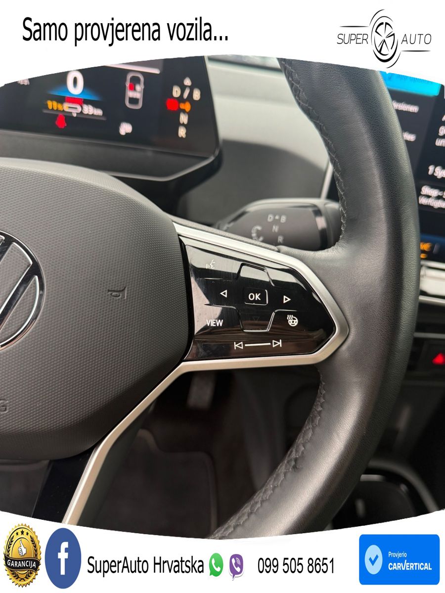 Volkswagen ID.3 Pure 55 kWh (170 KS) LED+GR SJED+ACC