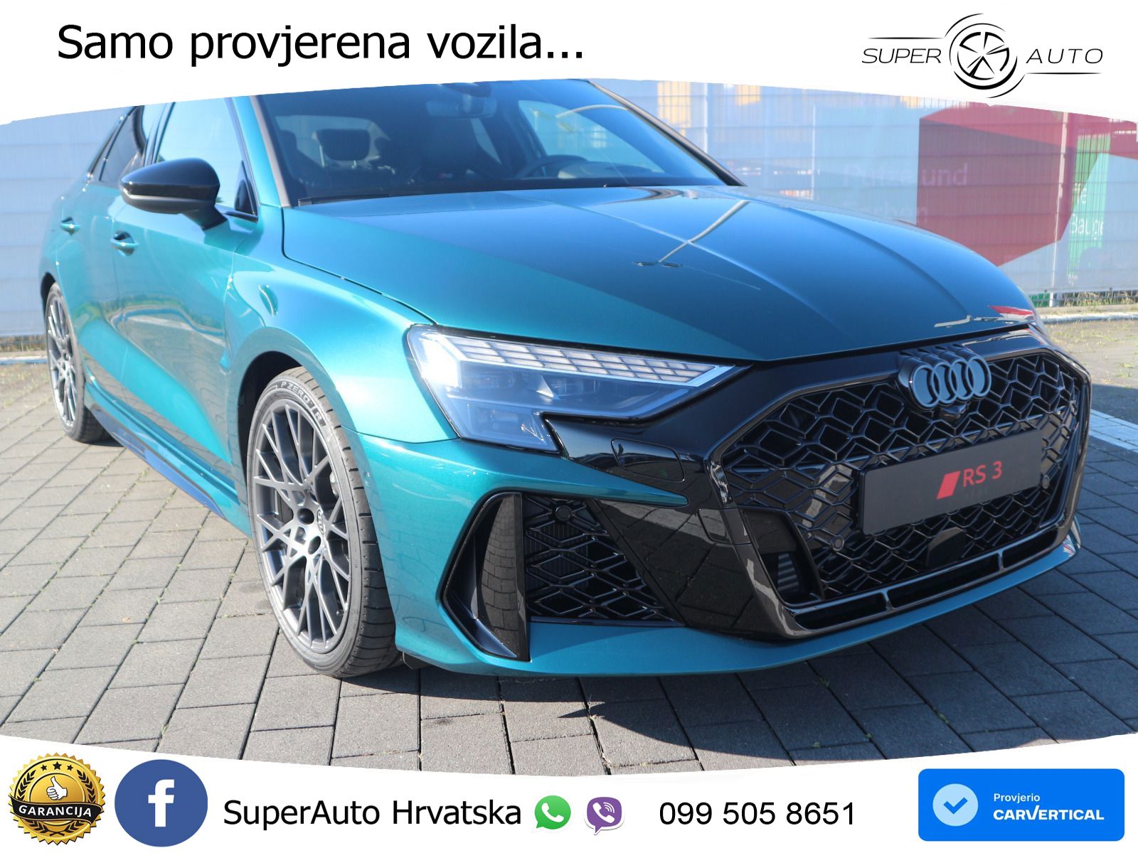 Audi RS3 Sedan 2.5 TFSI (400 KS) quattro S tronic LED+GR SJED+ACC