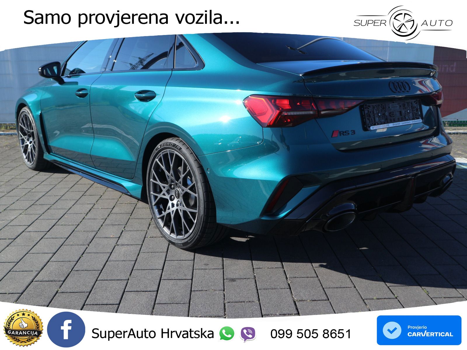 Audi RS3 Sedan 2.5 TFSI (400 KS) quattro S tronic LED+GR SJED+ACC