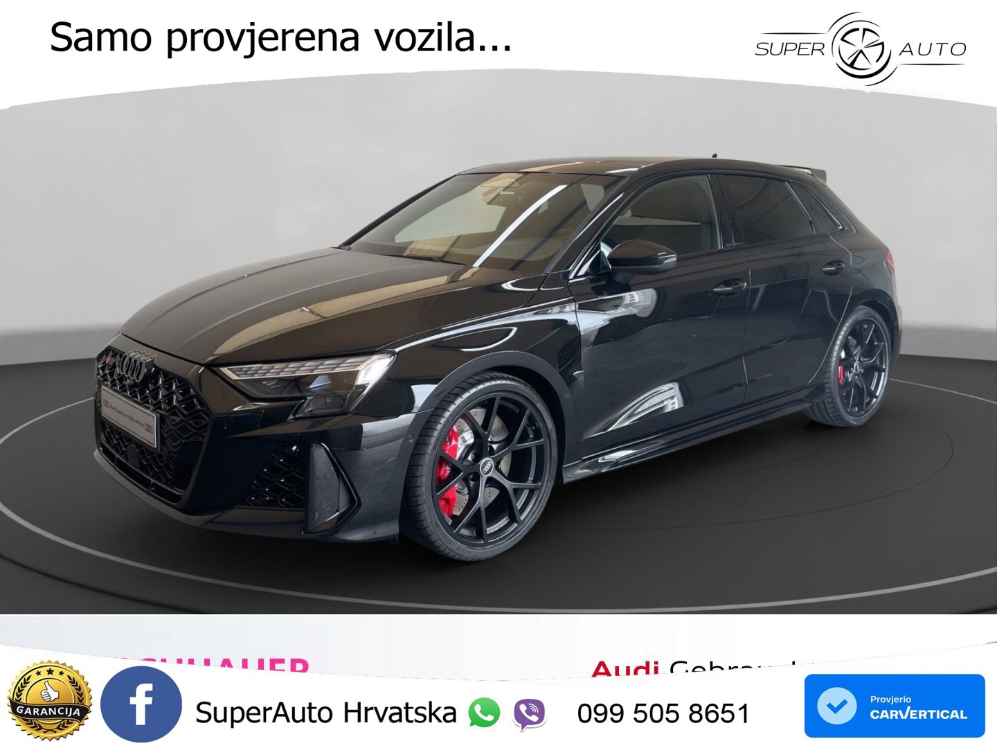 Audi RS3 Sportback 2.5 TFSI (400 KS) quattro S tronic LED+GR SJED+ACC