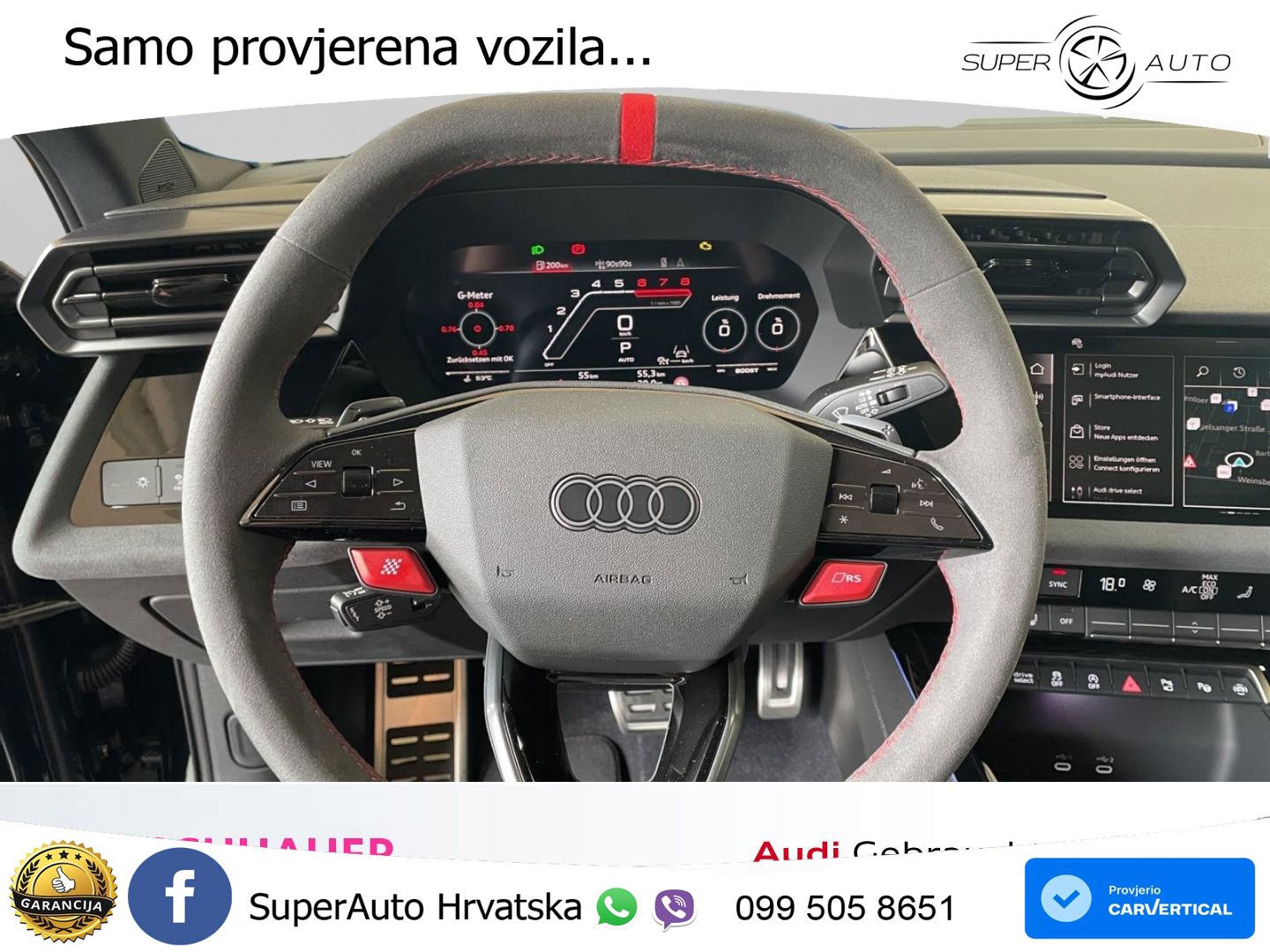 Audi RS3 Sportback 2.5 TFSI (400 KS) quattro S tronic LED+GR SJED+ACC