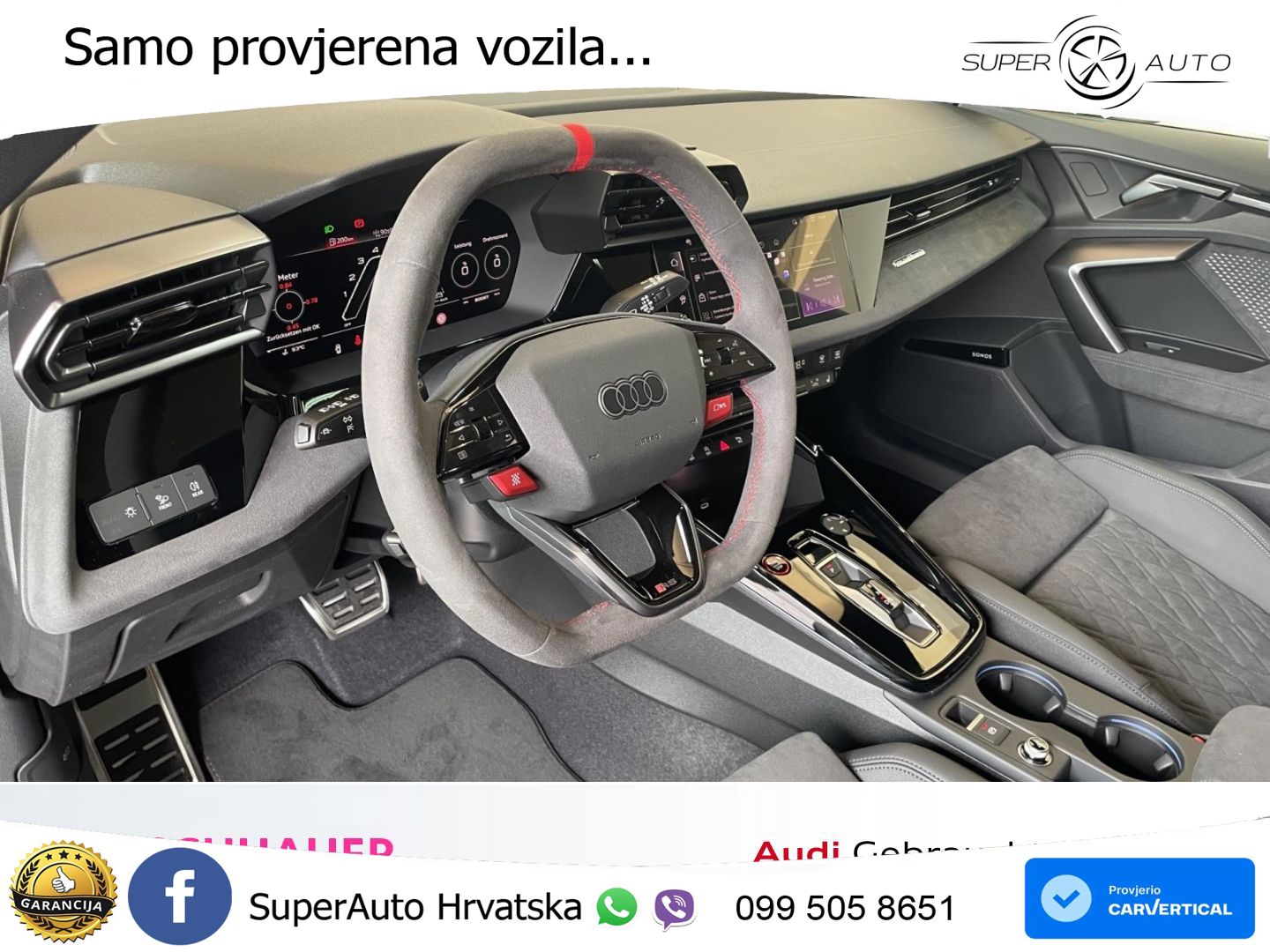 Audi RS3 Sportback 2.5 TFSI (400 KS) quattro S tronic LED+GR SJED+ACC