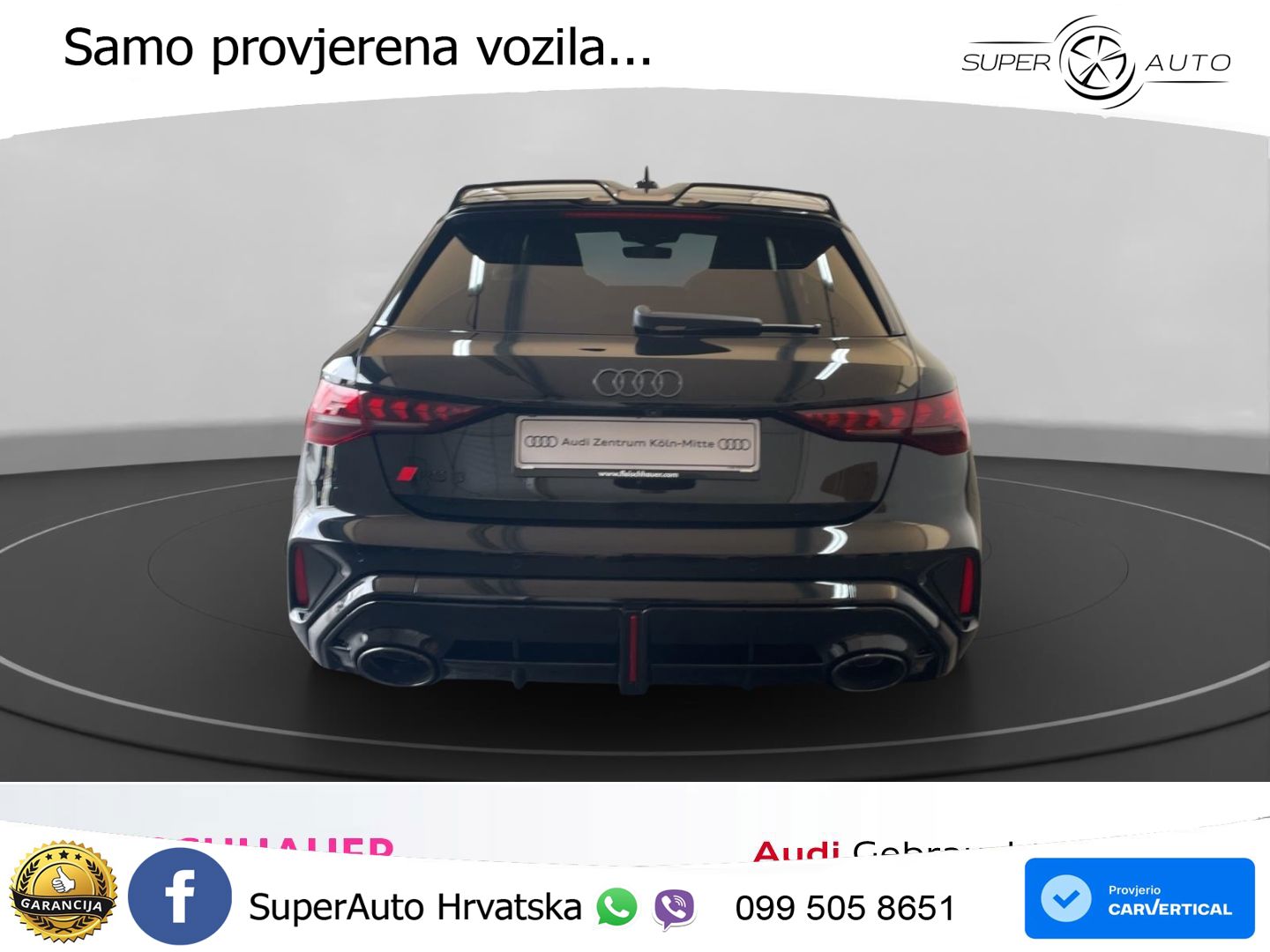 Audi RS3 Sportback 2.5 TFSI (400 KS) quattro S tronic LED+GR SJED+ACC
