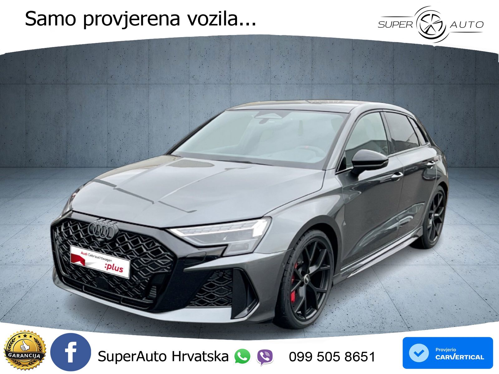 Audi RS3 Sportback 2.5 TFSI (400 KS) quattro S tronic LED+GR SJED+ACC