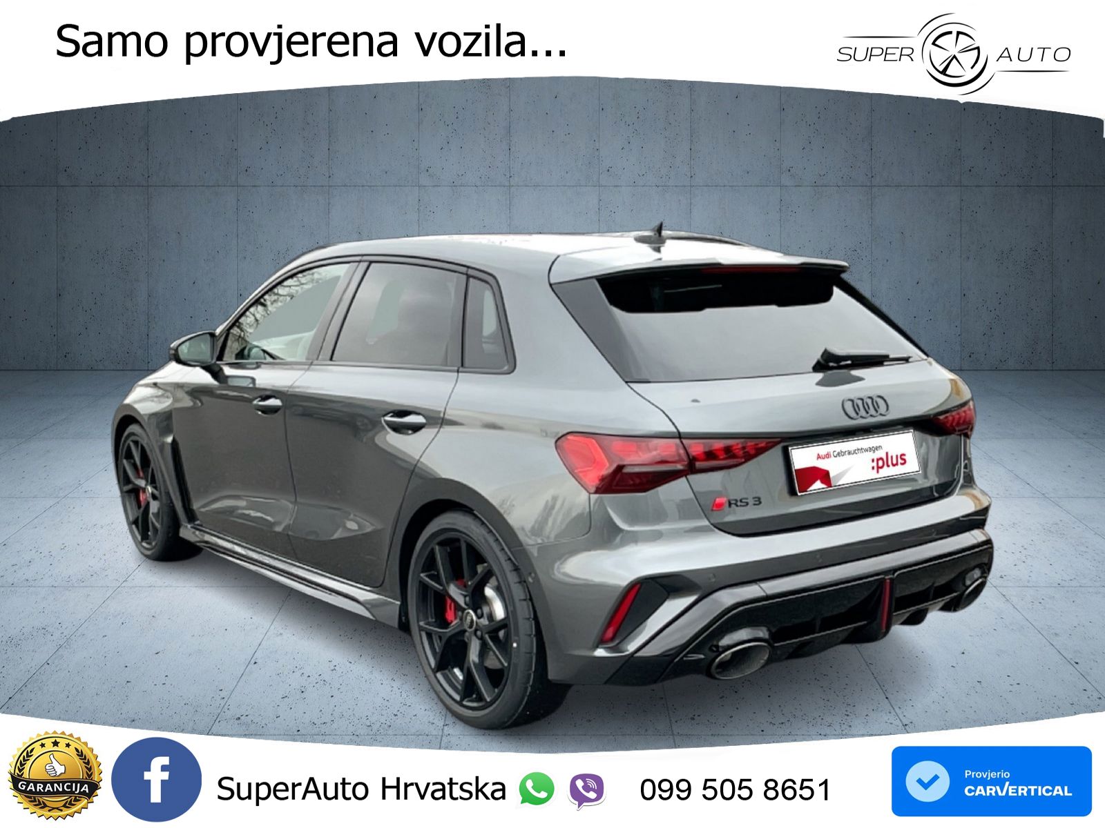 Audi RS3 Sportback 2.5 TFSI (400 KS) quattro S tronic LED+GR SJED+ACC
