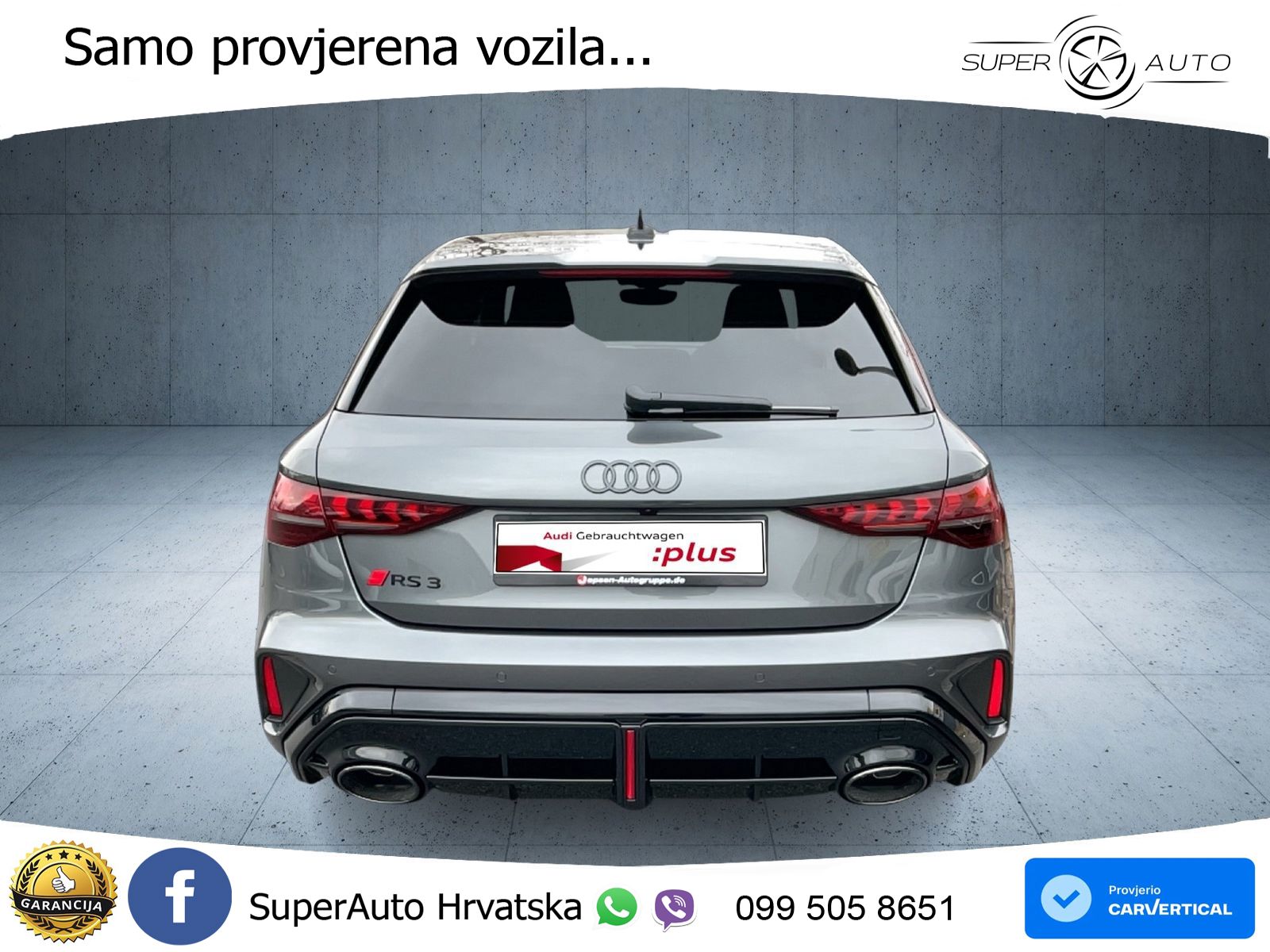 Audi RS3 Sportback 2.5 TFSI (400 KS) quattro S tronic LED+GR SJED+ACC