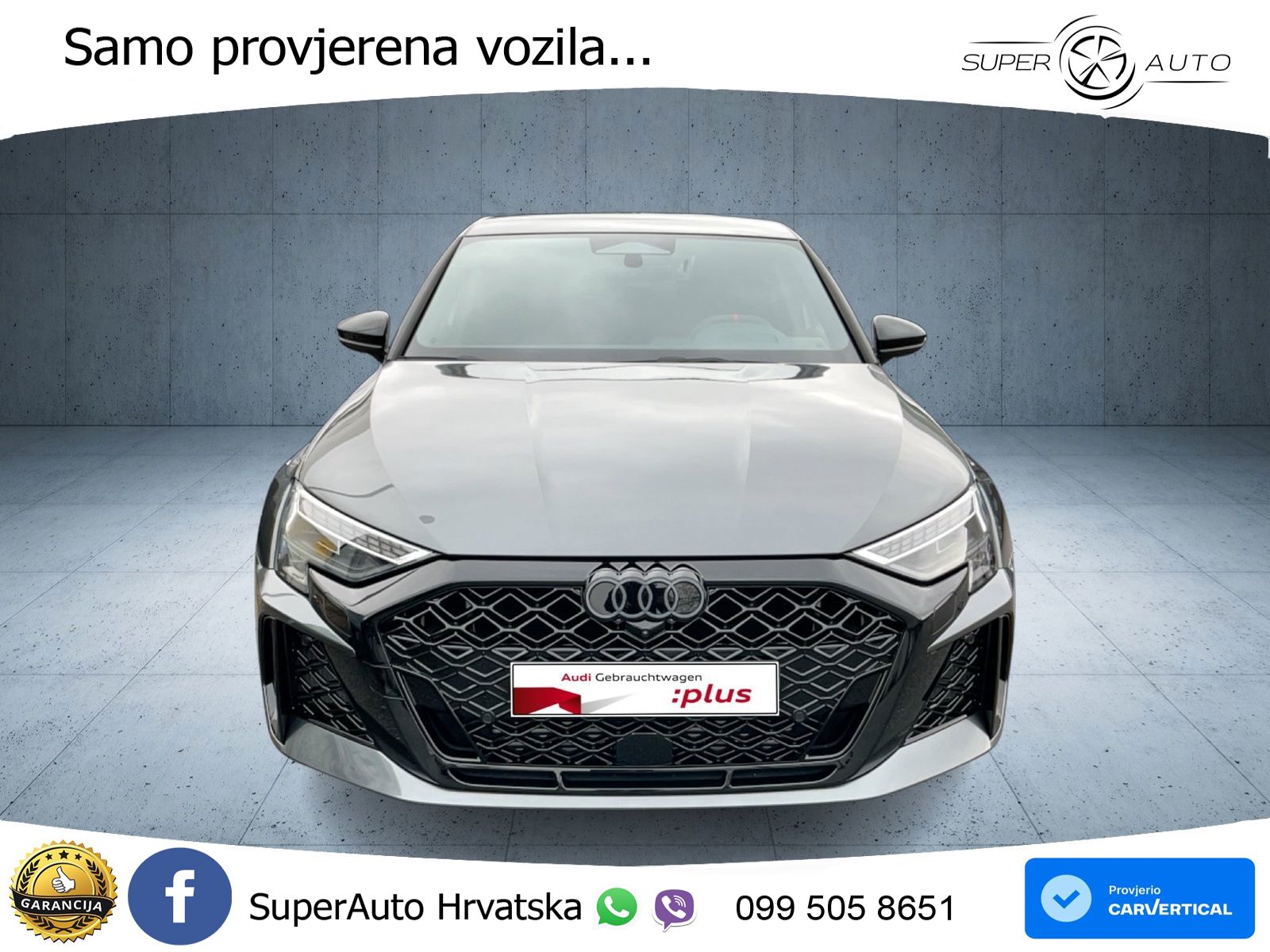 Audi RS3 Sportback 2.5 TFSI (400 KS) quattro S tronic LED+GR SJED+ACC